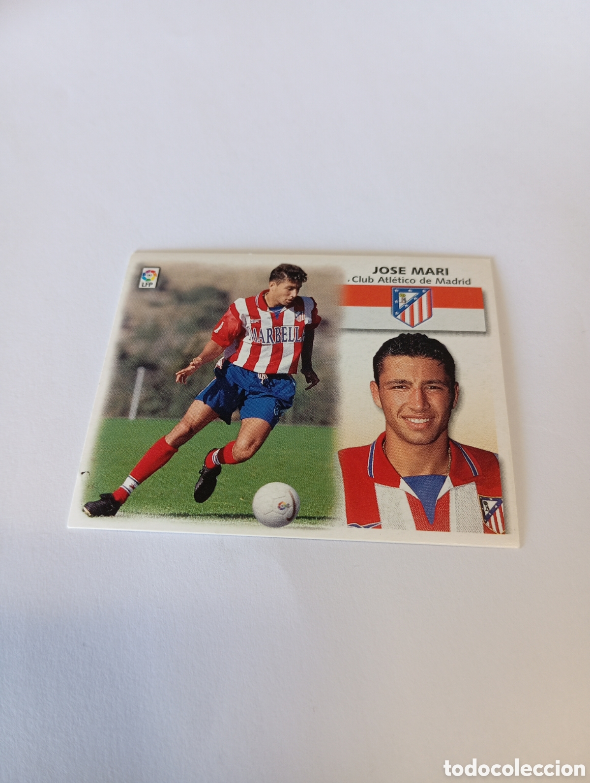 Cromos de F&uacute;tbol: JOSE MARI Atl&eacute;tico de Madrid LIGA ESTE 1999 2000 PANINI 99 00 NUEVO SIN PEGAR