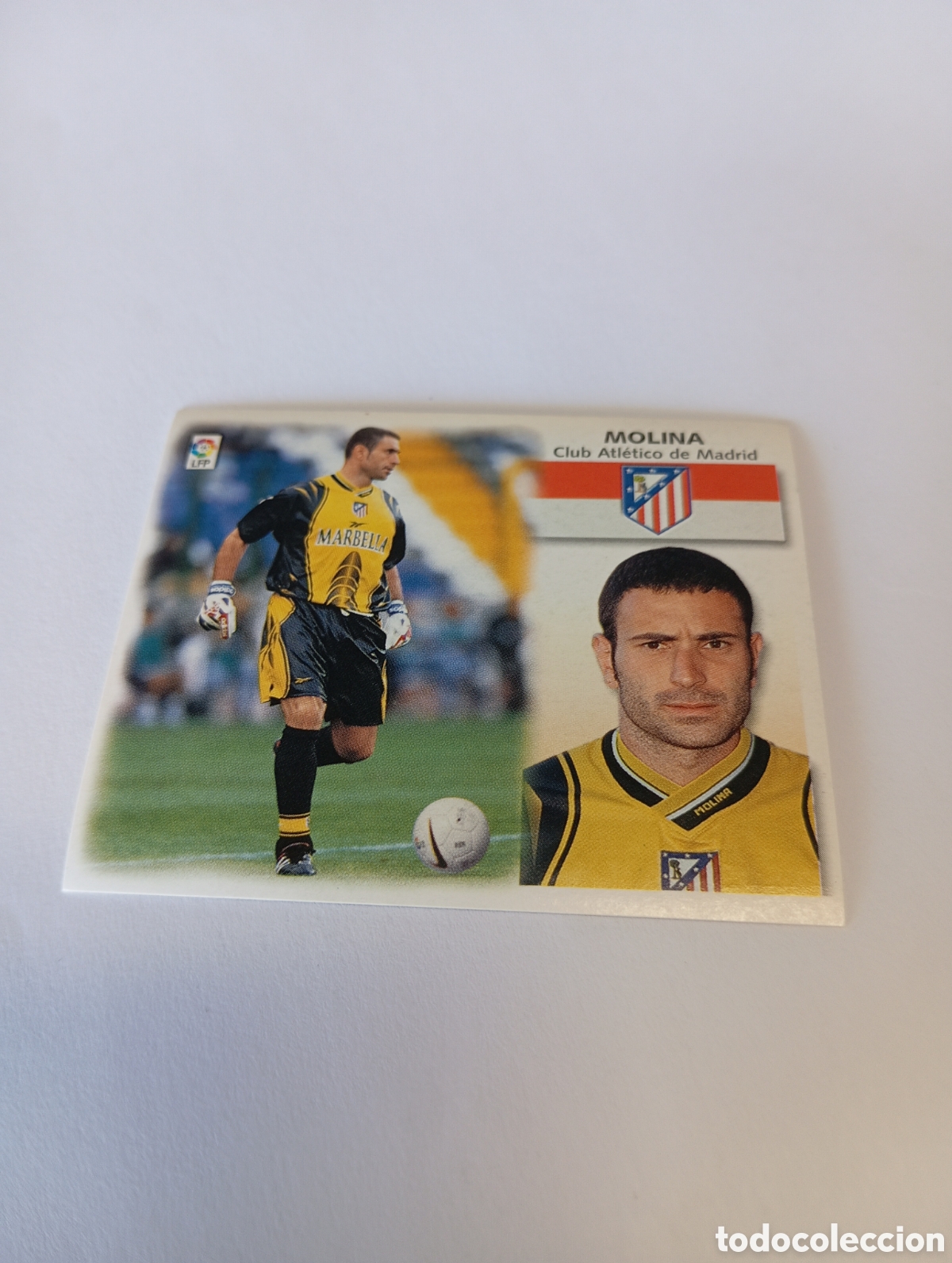 Cartes &agrave; collectionner de Football: MOLINA Atl&eacute;tico de Madrid LIGA ESTE 1999 2000 PANINI 99 00 NUEVO SIN PEGAR