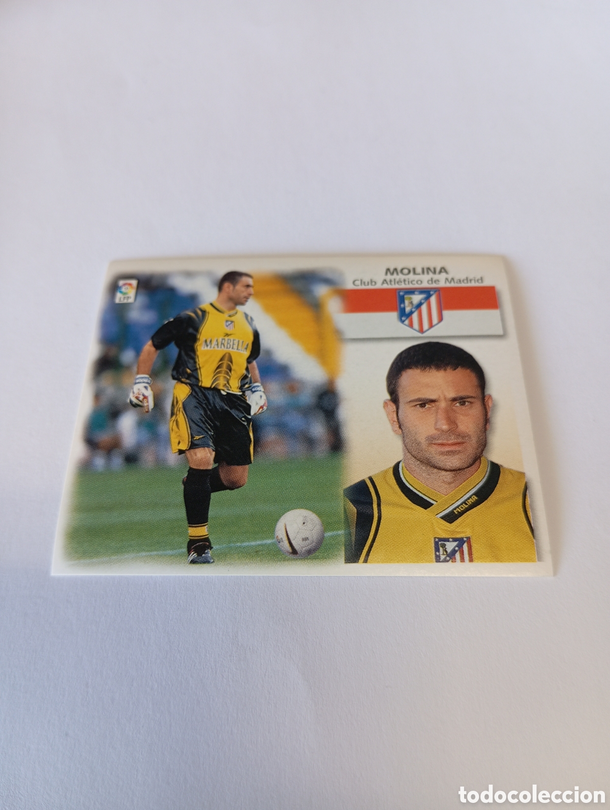 Cartes &agrave; collectionner de Football: MOLINA Atl&eacute;tico de Madrid LIGA ESTE 1999 2000 PANINI 99 00 NUEVO SIN PEGAR