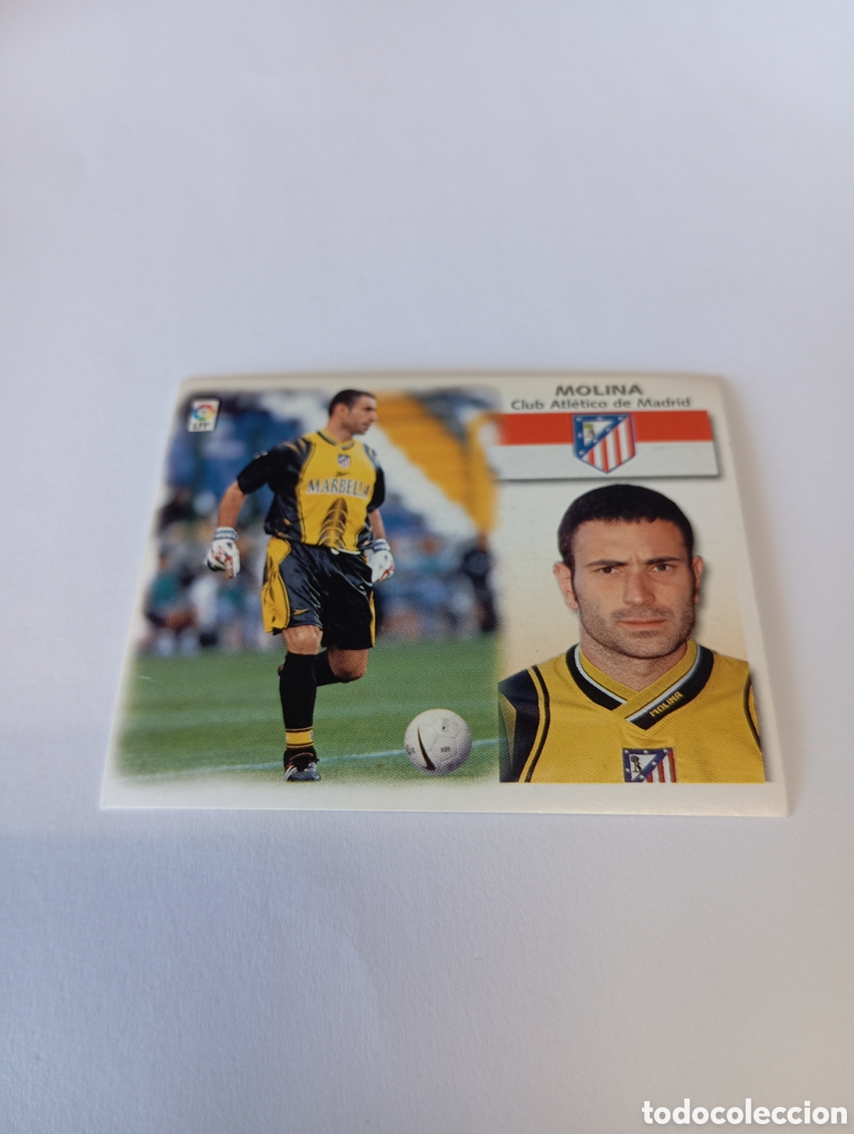 Cartes &agrave; collectionner de Football: MOLINA Atl&eacute;tico de Madrid LIGA ESTE 1999 2000 PANINI 99 00 NUEVO SIN PEGAR