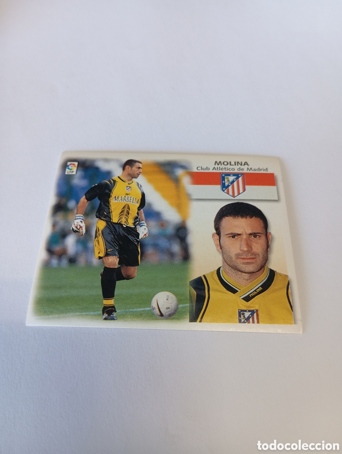 Cartes &agrave; collectionner de Football: MOLINA Atl&eacute;tico de Madrid LIGA ESTE 1999 2000 PANINI 99 00 NUEVO SIN PEGAR