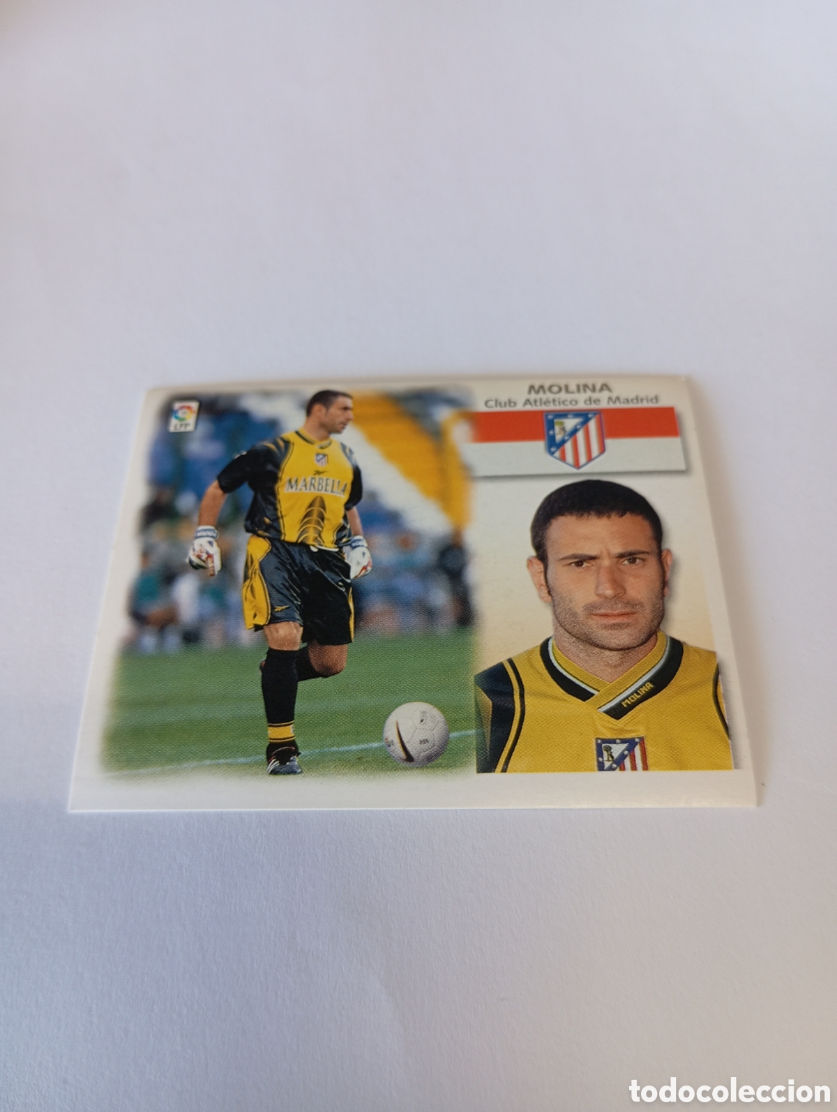 Cartes &agrave; collectionner de Football: MOLINA Atl&eacute;tico de Madrid LIGA ESTE 1999 2000 PANINI 99 00 NUEVO SIN PEGAR