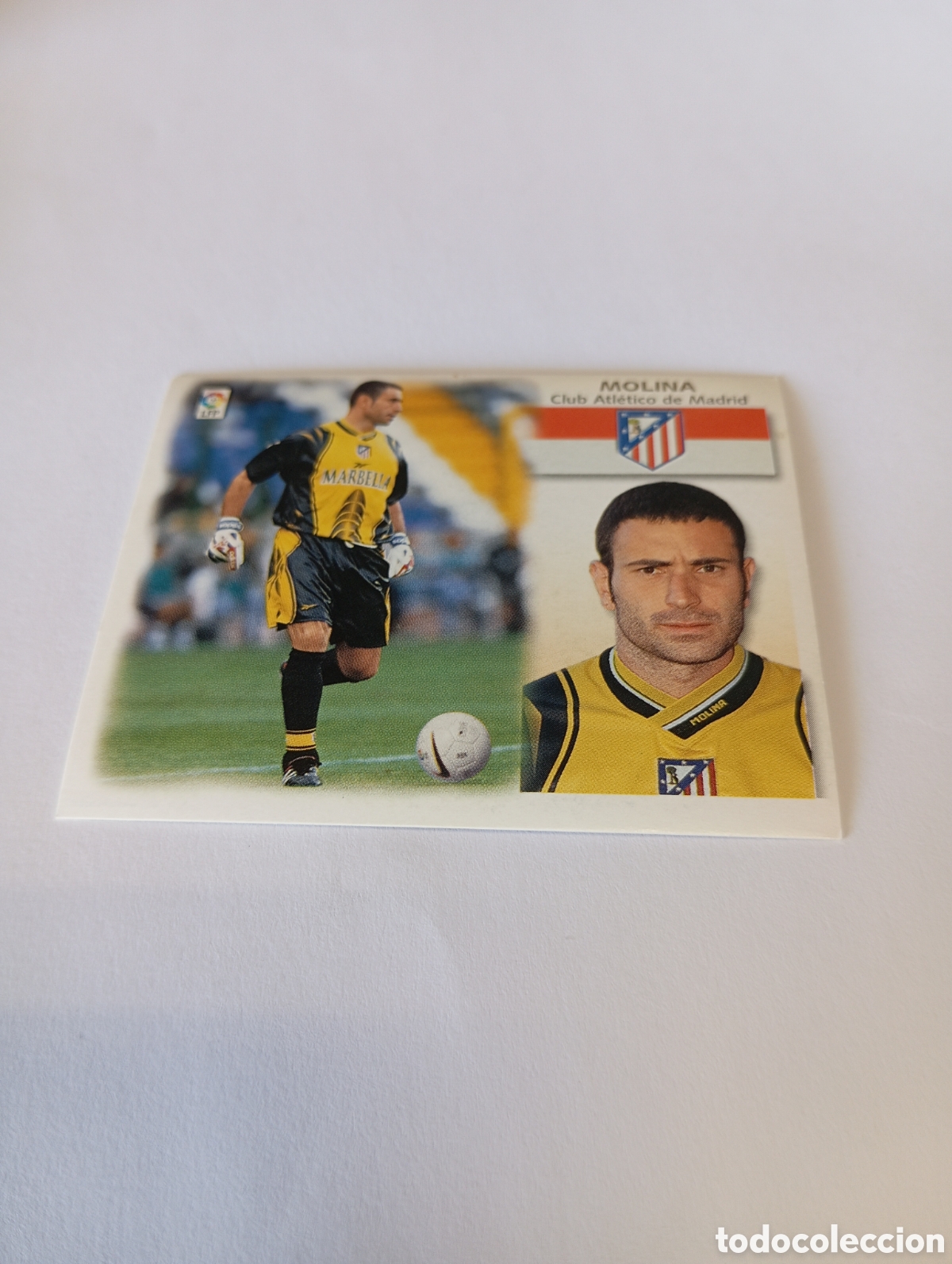Cartes &agrave; collectionner de Football: MOLINA Atl&eacute;tico de Madrid LIGA ESTE 1999 2000 PANINI 99 00 NUEVO SIN PEGAR