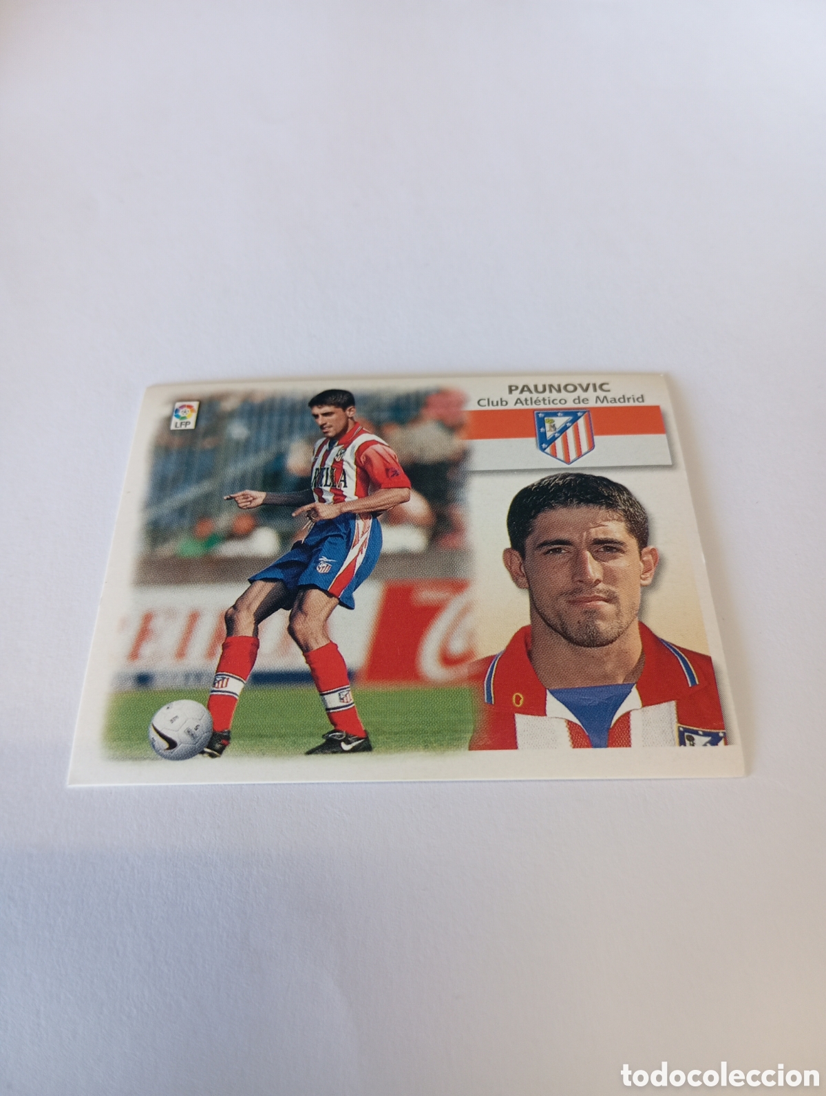 Cartes &agrave; collectionner de Football: PAUNOVIC Atl&eacute;tico de Madrid LIGA ESTE 1999 2000 PANINI 99 00 NUEVO SIN PEGAR