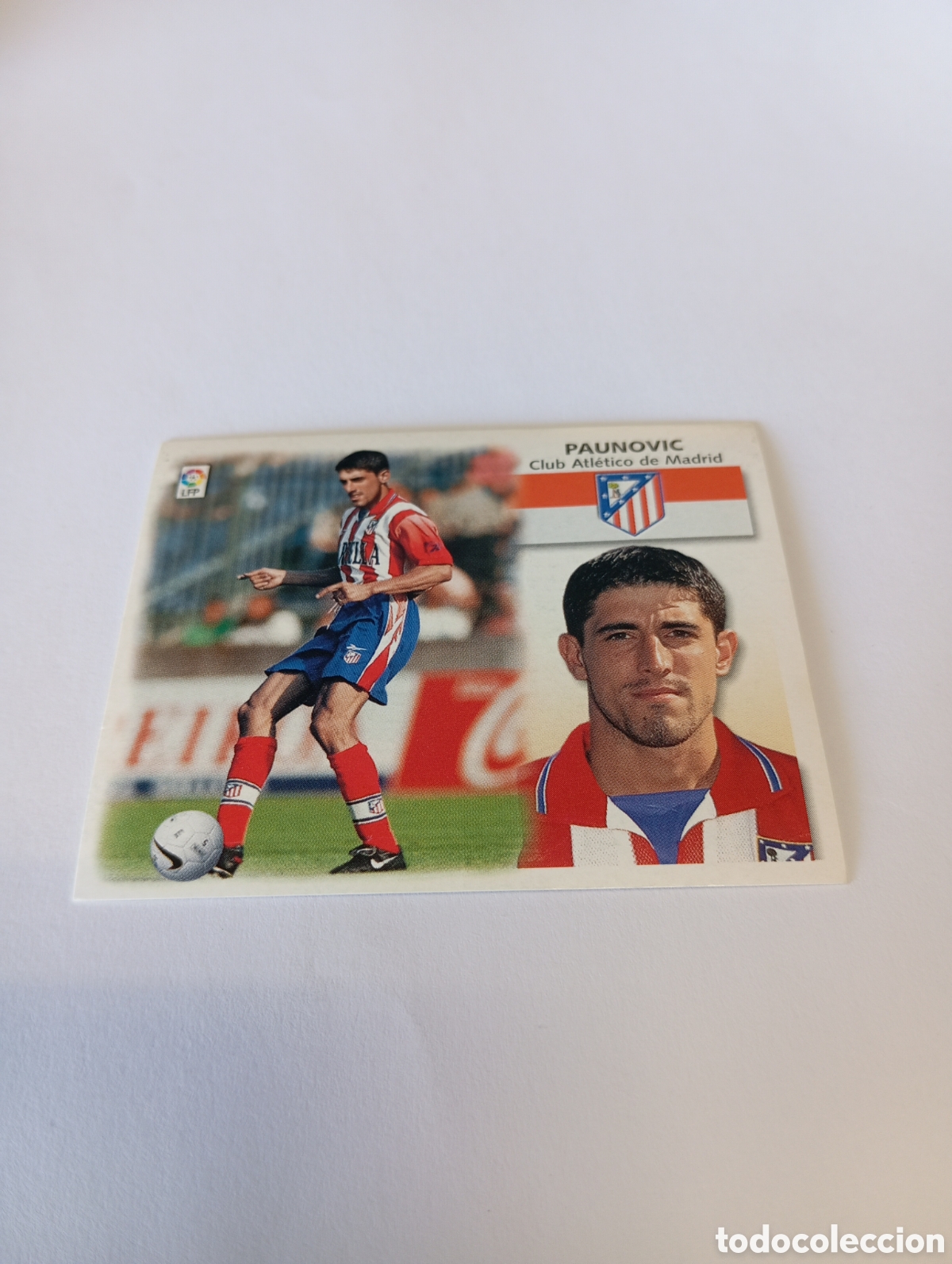 Cartes &agrave; collectionner de Football: PAUNOVIC Atl&eacute;tico de Madrid LIGA ESTE 1999 2000 PANINI 99 00 NUEVO SIN PEGAR