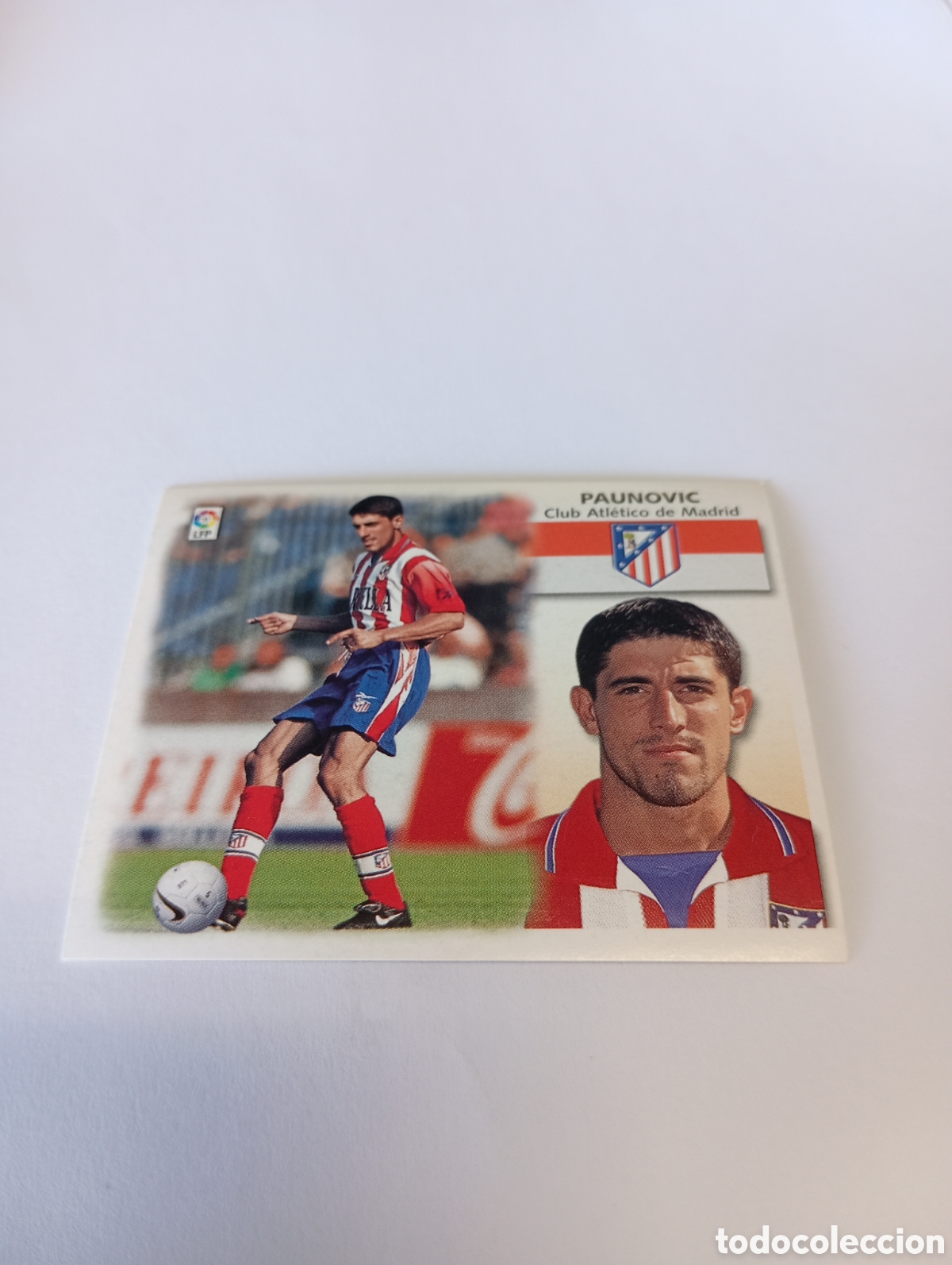 Cartes &agrave; collectionner de Football: PAUNOVIC Atl&eacute;tico de Madrid LIGA ESTE 1999 2000 PANINI 99 00 NUEVO SIN PEGAR