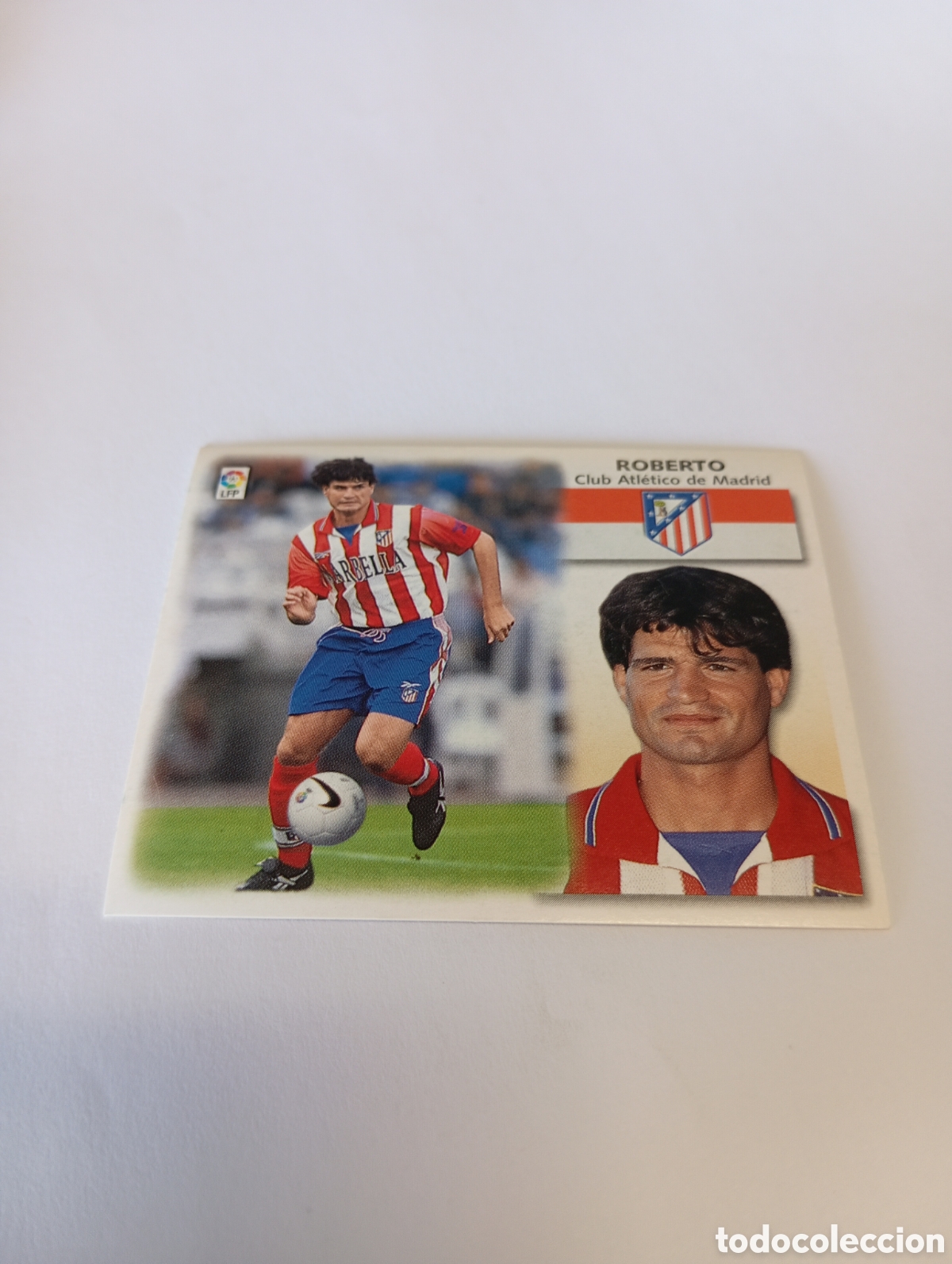 Cromos de F&uacute;tbol: ROBERTO Atl&eacute;tico de Madrid LIGA ESTE 1999 2000 PANINI 99 00 NUEVO SIN PEGAR