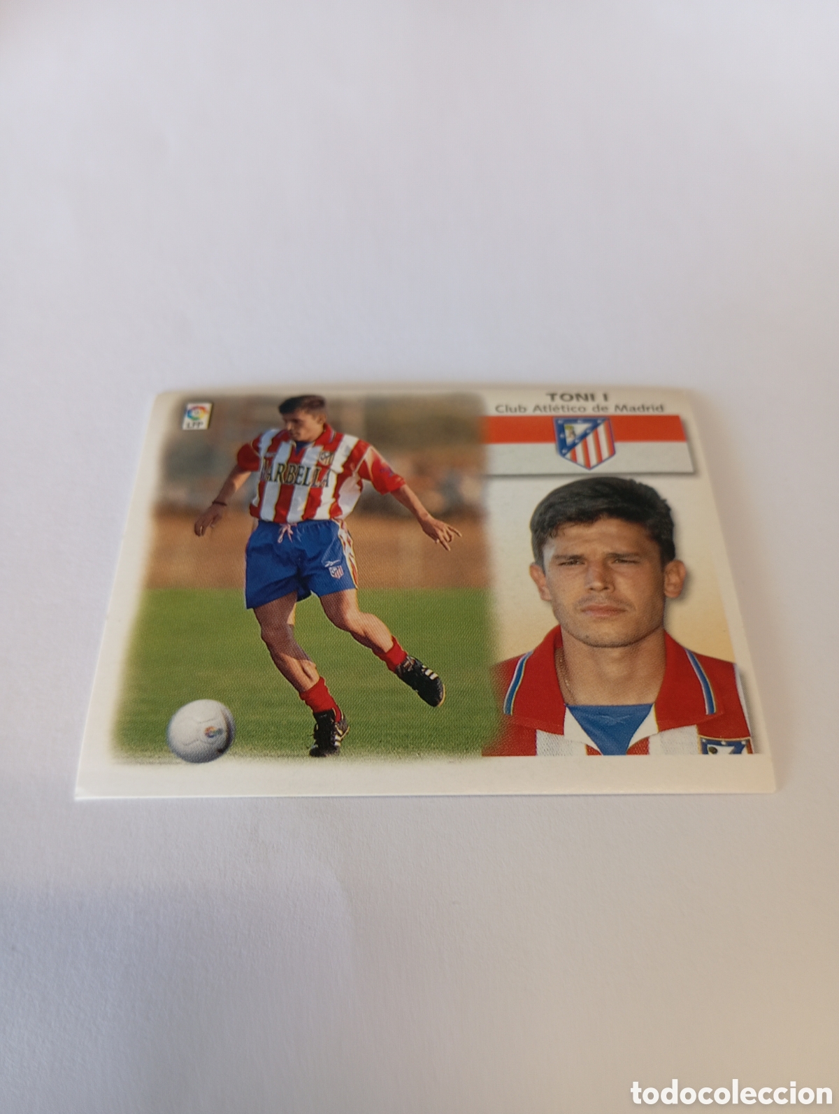 Cromos de F&uacute;tbol: TONI I Atl&eacute;tico de Madrid LIGA ESTE 1999 2000 PANINI 99 00 NUEVO SIN PEGAR