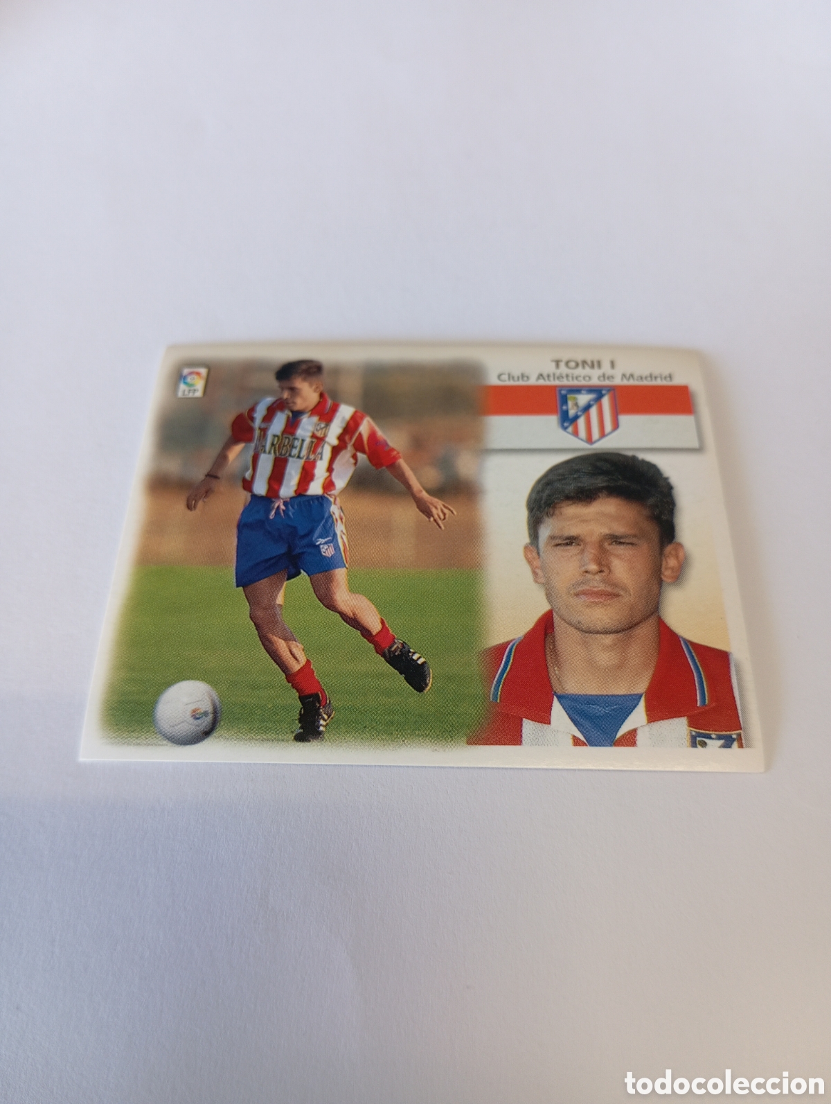 Cromos de F&uacute;tbol: TONI I Atl&eacute;tico de Madrid LIGA ESTE 1999 2000 PANINI 99 00 NUEVO SIN PEGAR