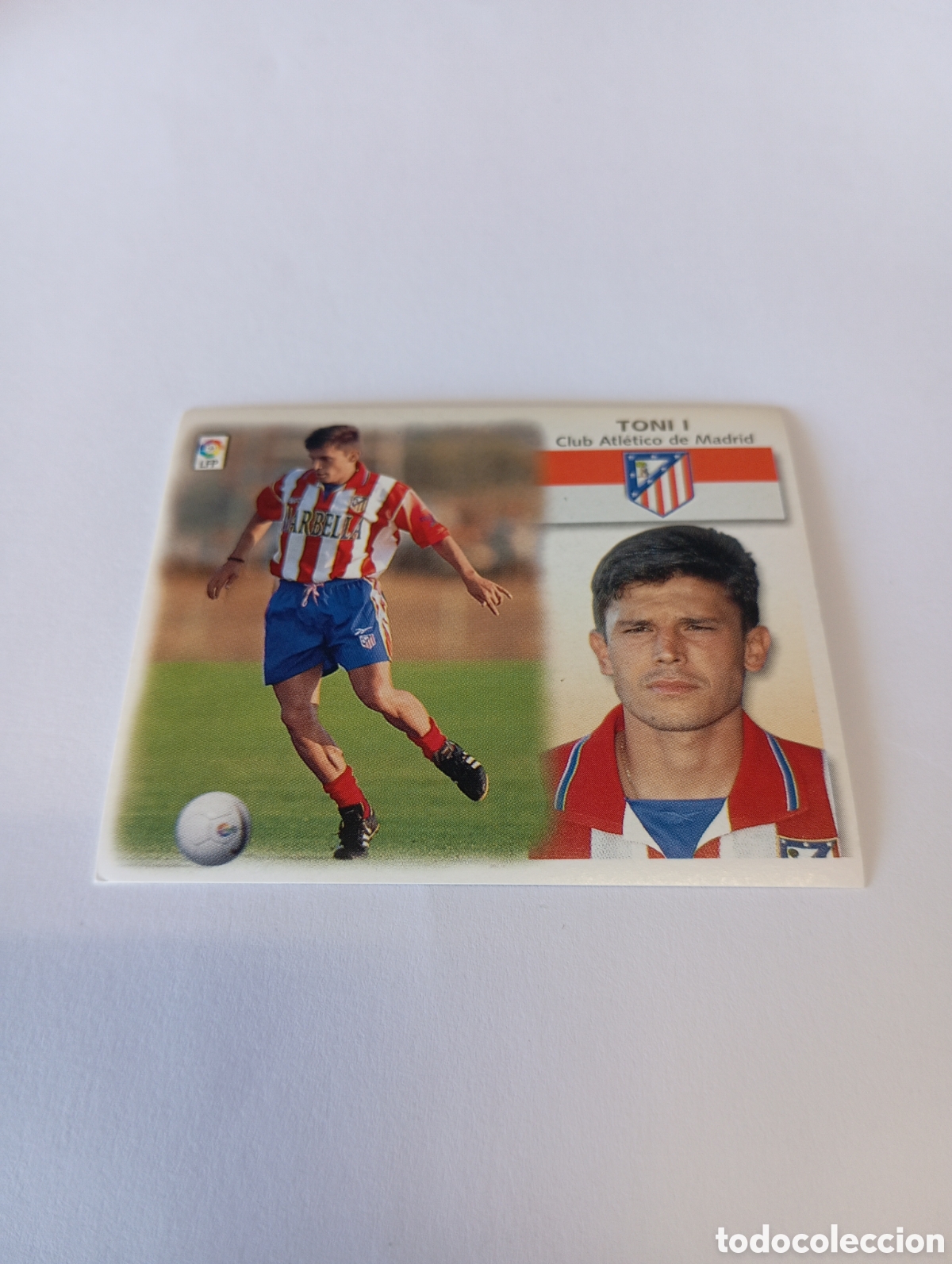 Cromos de F&uacute;tbol: TONI I Atl&eacute;tico de Madrid LIGA ESTE 1999 2000 PANINI 99 00 NUEVO SIN PEGAR