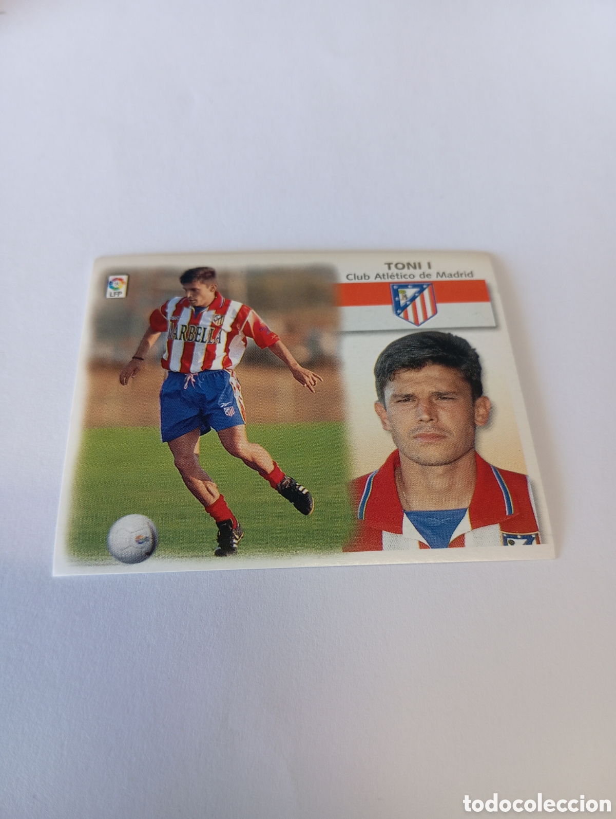 Cromos de F&uacute;tbol: TONI I Atl&eacute;tico de Madrid LIGA ESTE 1999 2000 PANINI 99 00 NUEVO SIN PEGAR