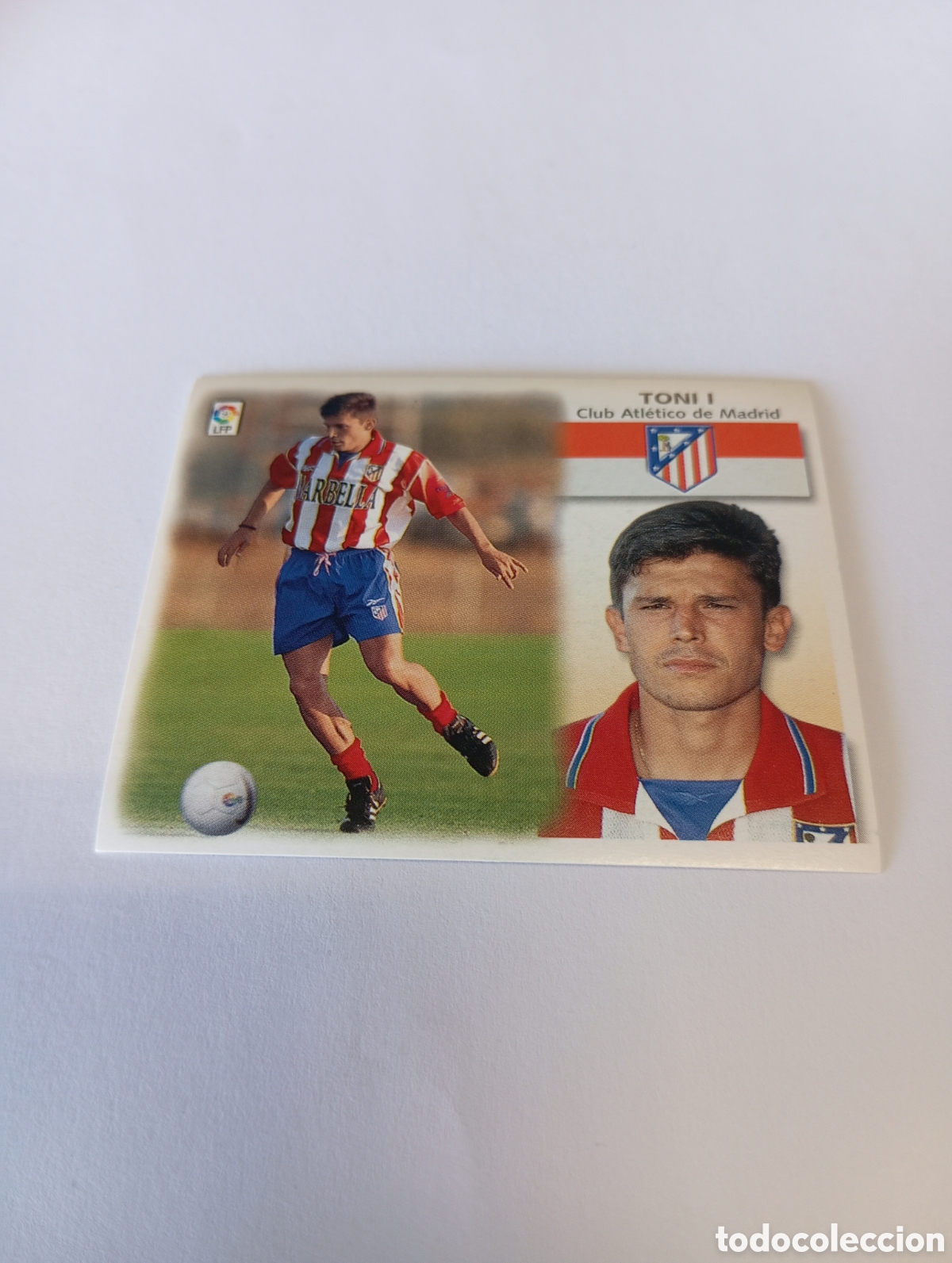 Cromos de F&uacute;tbol: TONI I Atl&eacute;tico de Madrid LIGA ESTE 1999 2000 PANINI 99 00 NUEVO SIN PEGAR