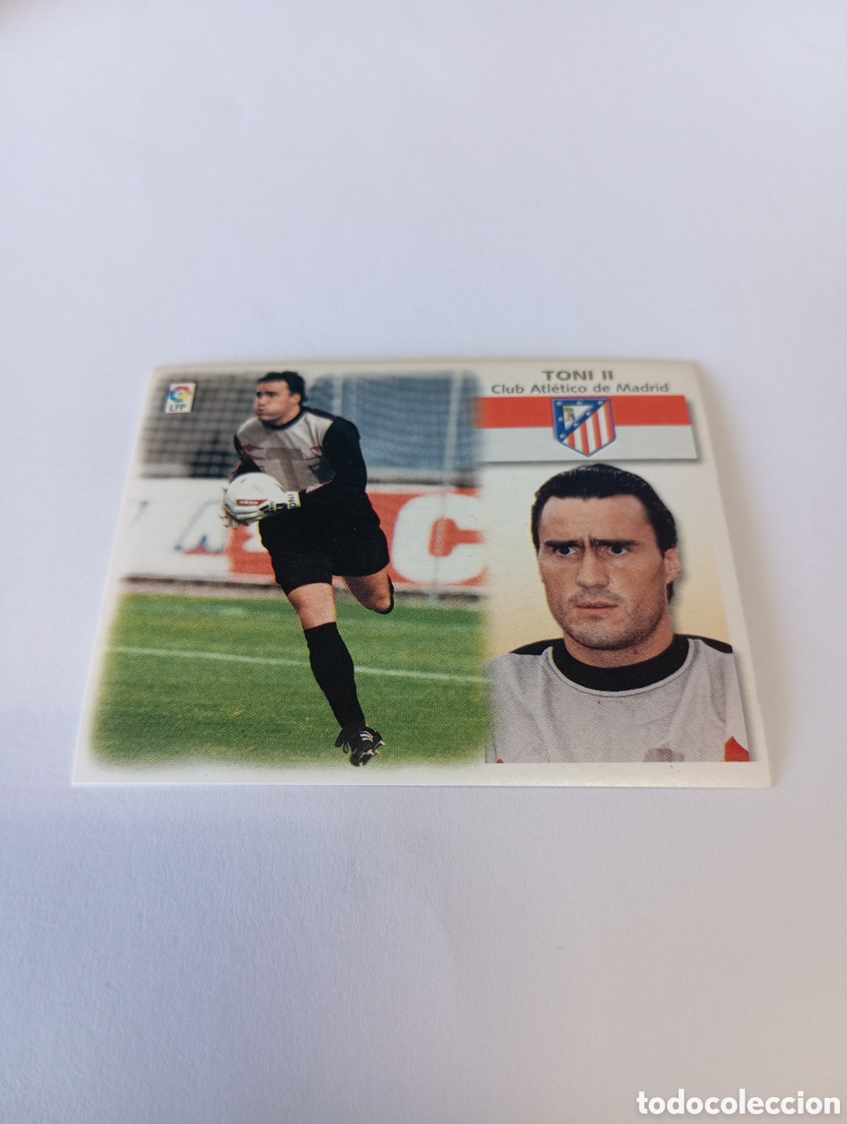 Cromos de F&uacute;tbol: TONI II Atl&eacute;tico de Madrid LIGA ESTE 1999 2000 PANINI 99 00 NUEVO SIN PEGAR