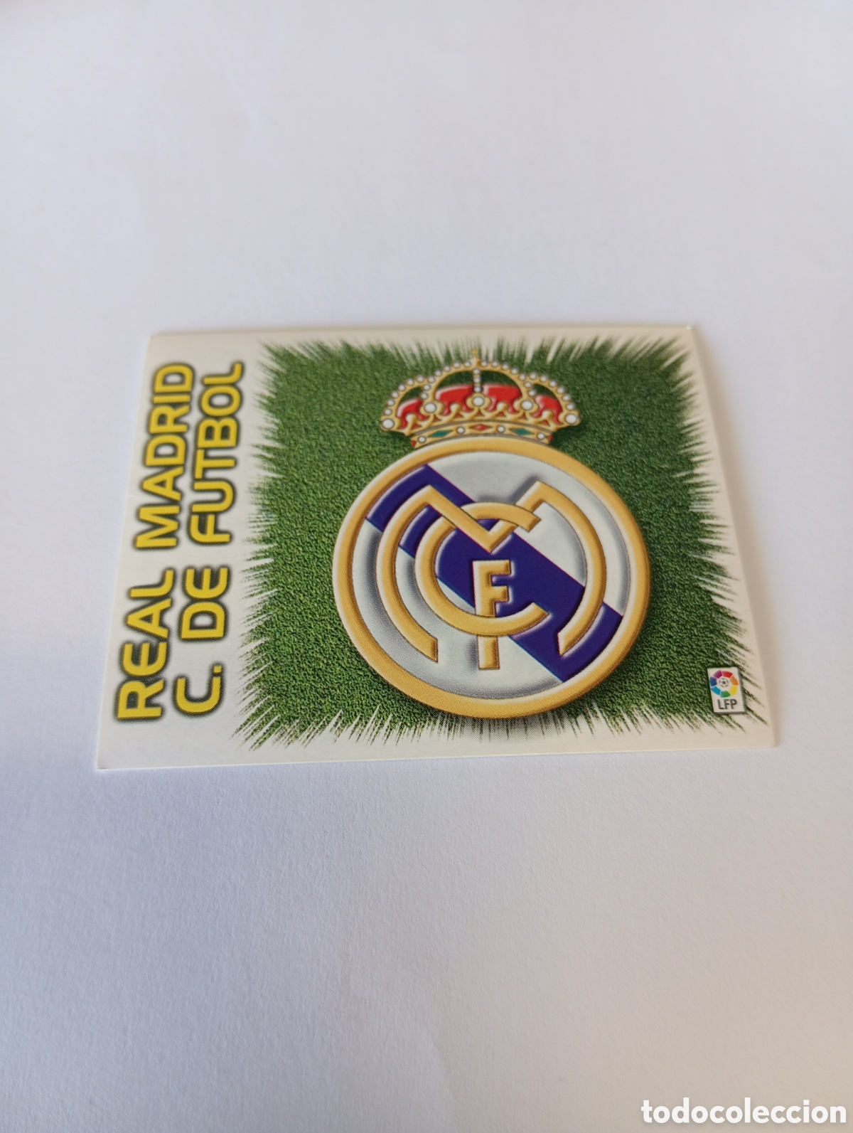 Cromos de F&uacute;tbol: ESCUDO Real Madrid LIGA ESTE 1999 2000 PANINI 99 00 NUEVO SIN PEGAR