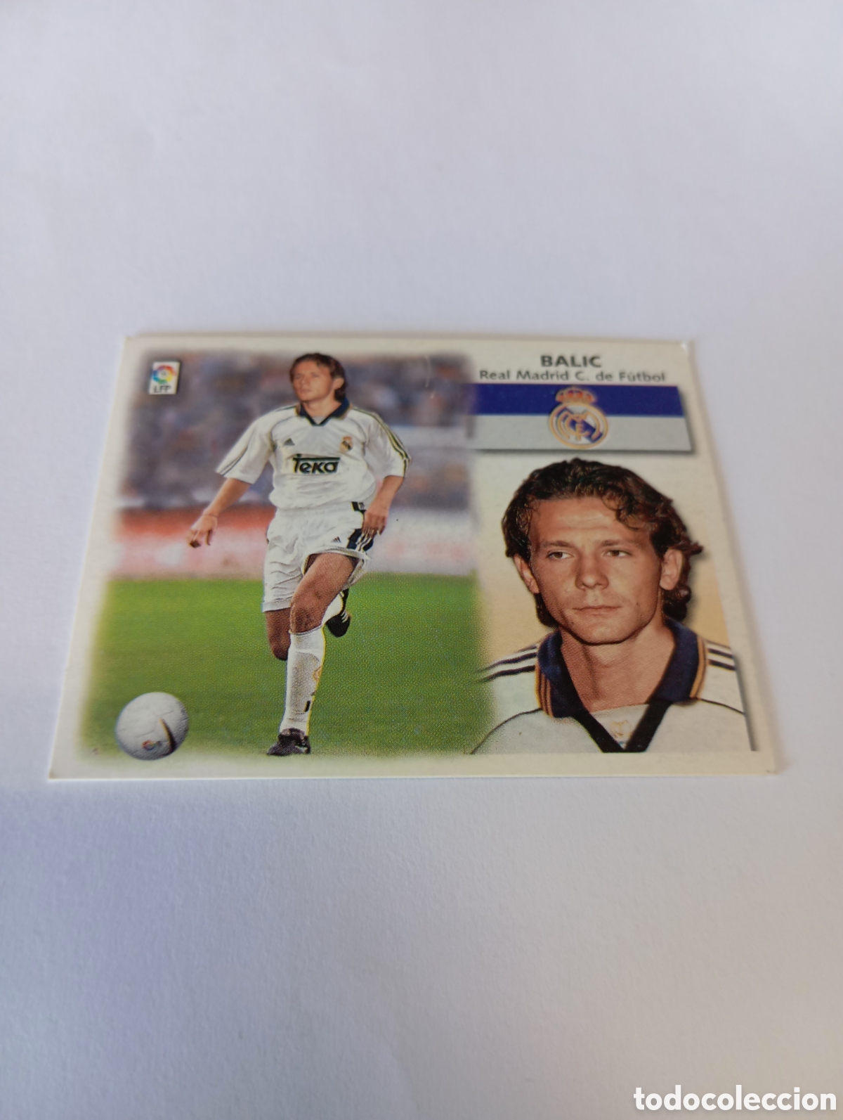 Cromos de F&uacute;tbol: BALIC COLOCA Real Madrid LIGA ESTE 1999 2000 PANINI 99 00 NUEVO SIN PEGAR