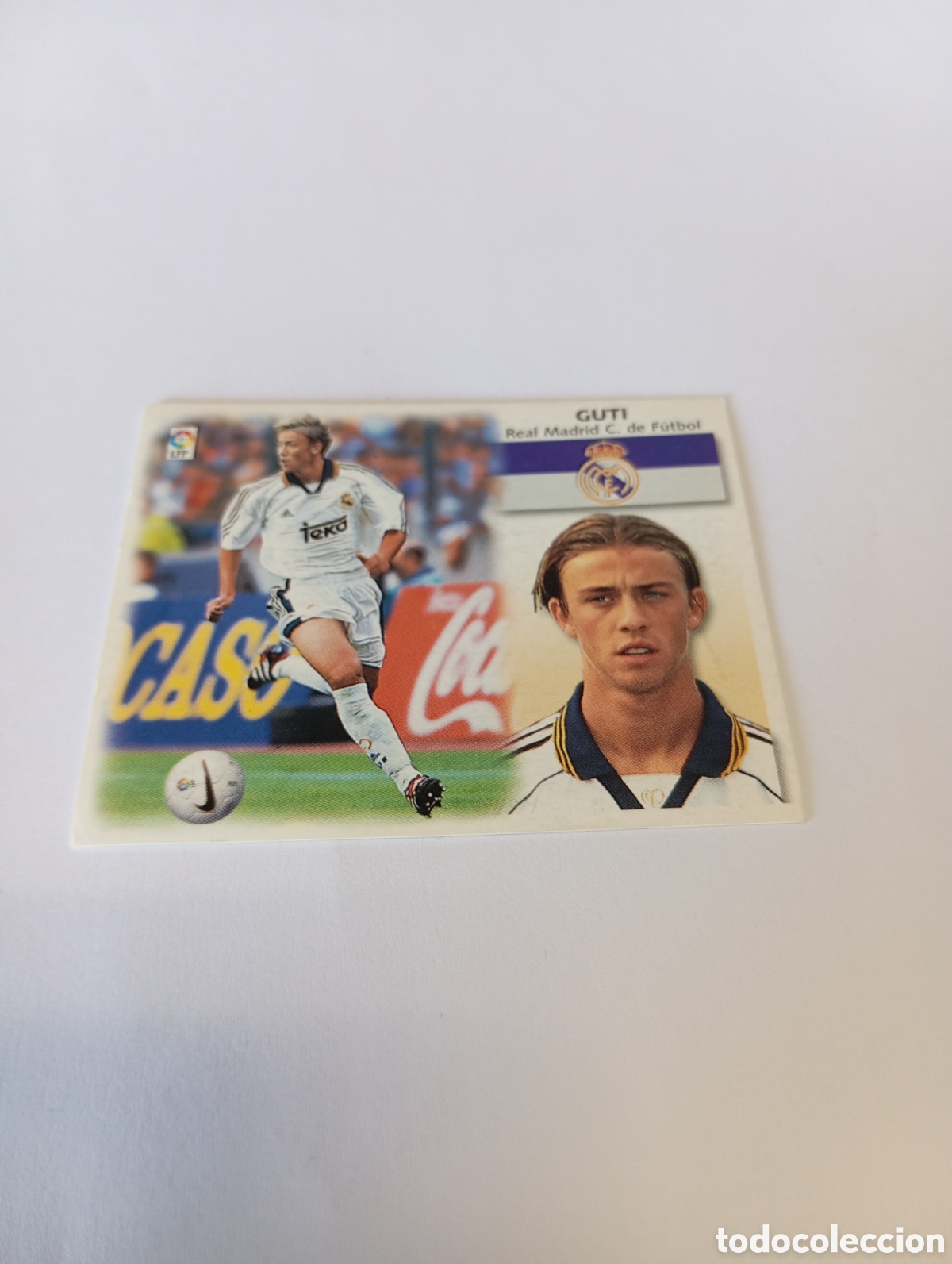Cromos de F&uacute;tbol: GUTI Real Madrid LIGA ESTE 1999 2000 PANINI 99 00 NUEVO SIN PEGAR