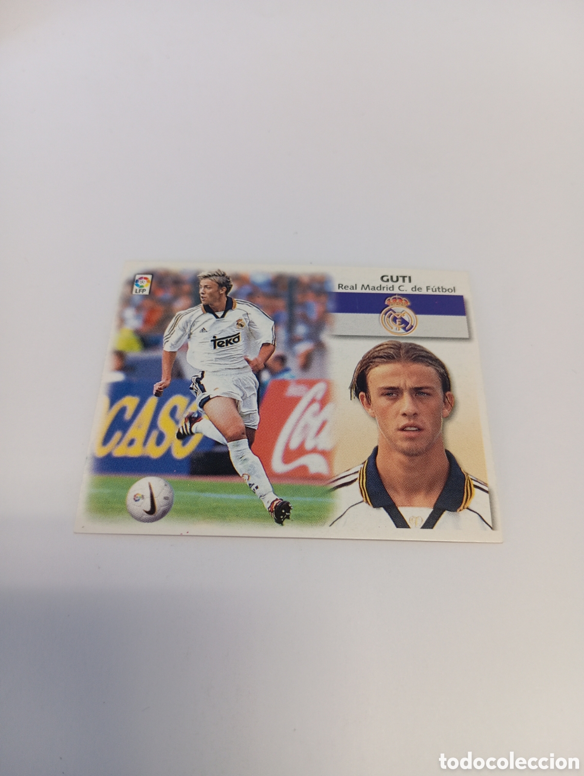 Cromos de F&uacute;tbol: GUTI Real Madrid LIGA ESTE 1999 2000 PANINI 99 00 NUEVO SIN PEGAR