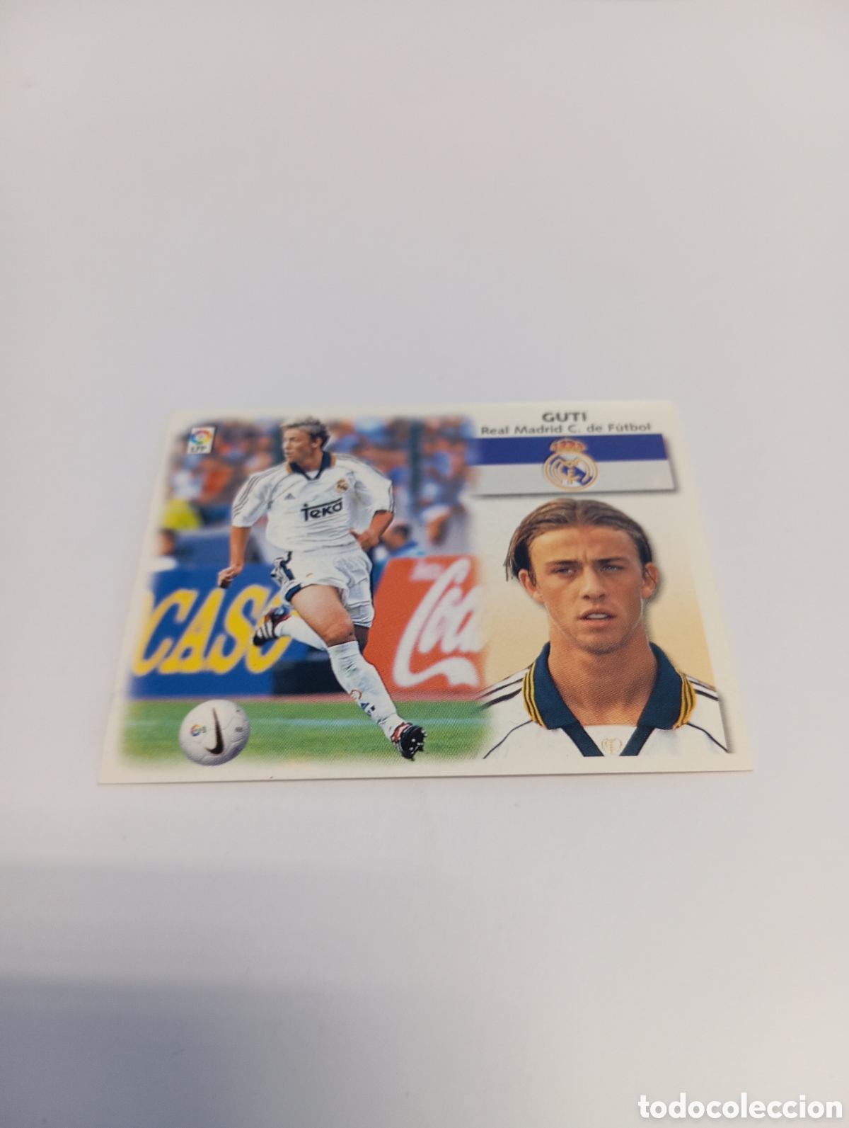 Cromos de F&uacute;tbol: GUTI Real Madrid LIGA ESTE 1999 2000 PANINI 99 00 NUEVO SIN PEGAR