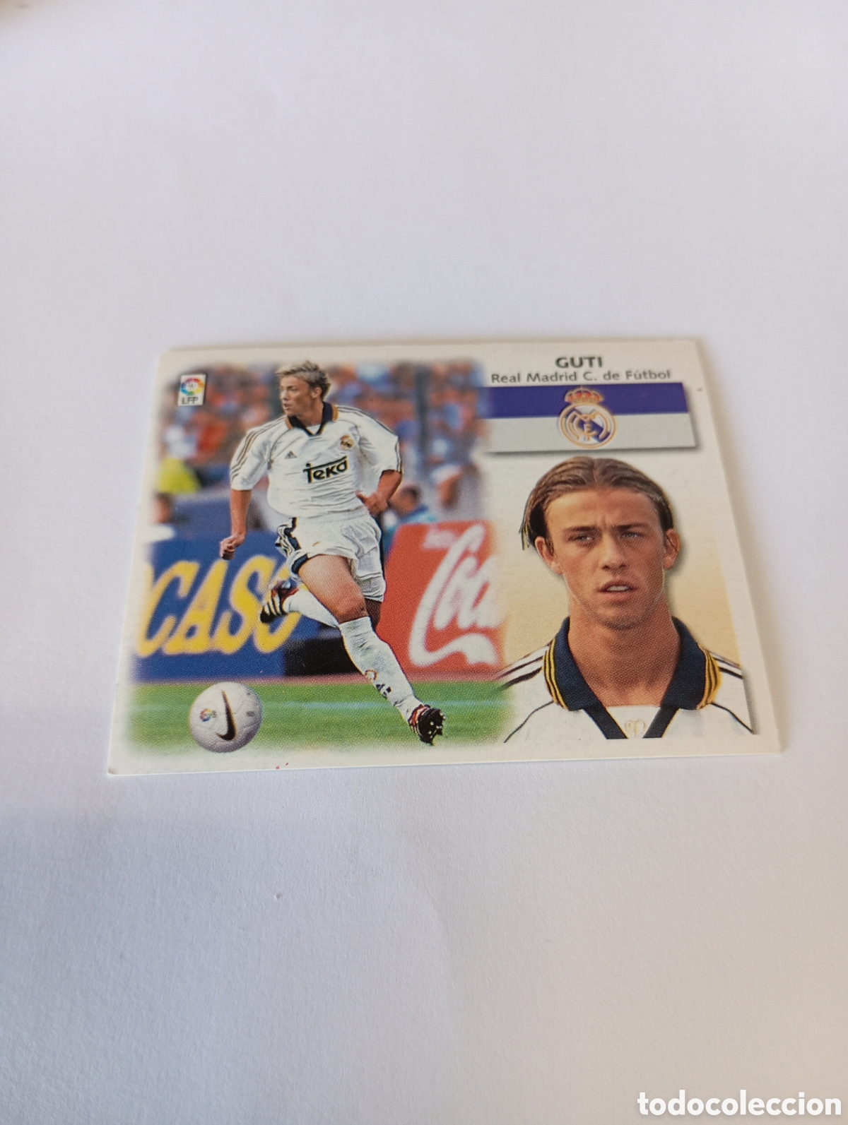Cromos de F&uacute;tbol: GUTI Real Madrid LIGA ESTE 1999 2000 PANINI 99 00 NUEVO SIN PEGAR