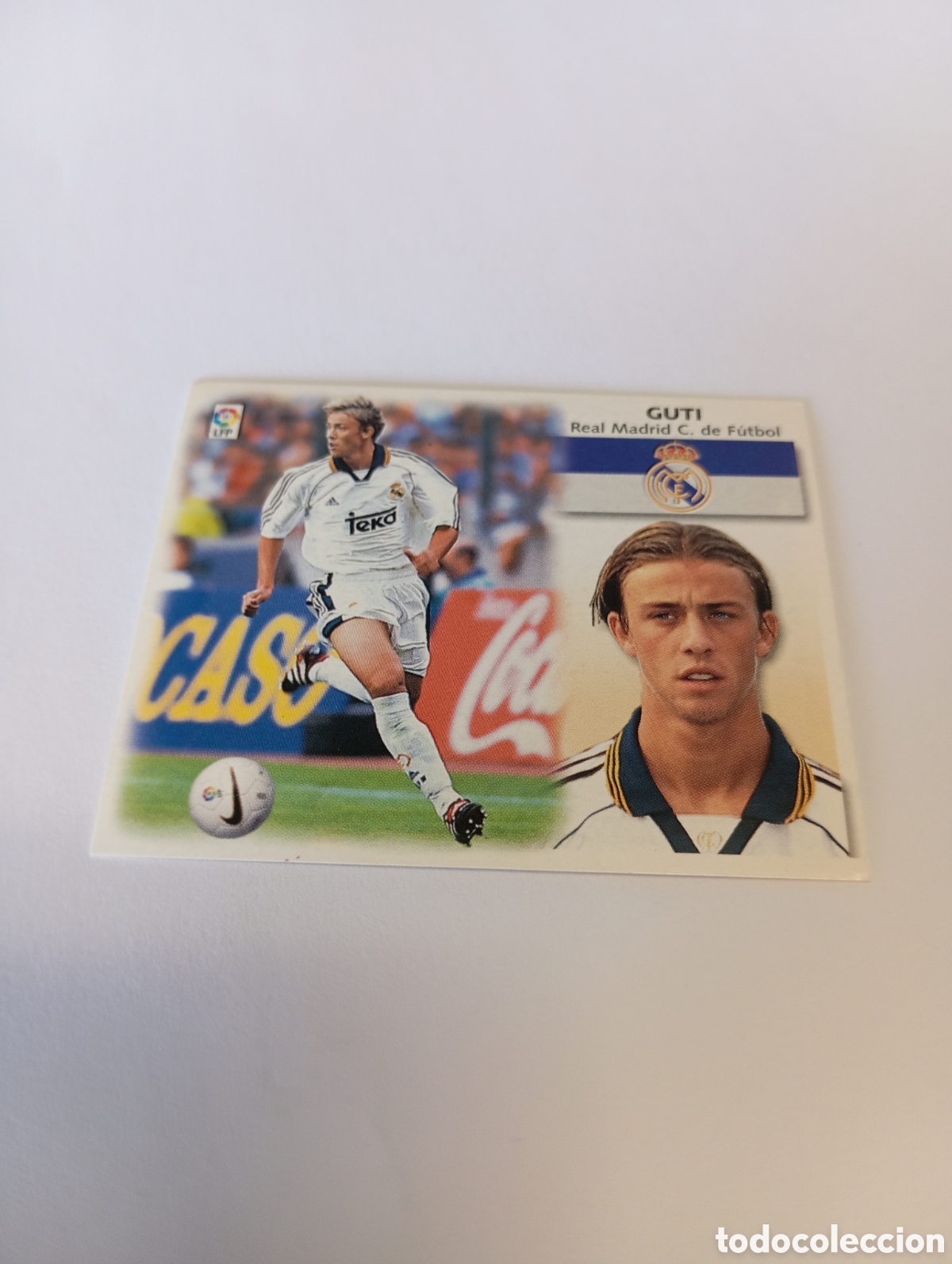 Cromos de F&uacute;tbol: GUTI Real Madrid LIGA ESTE 1999 2000 PANINI 99 00 NUEVO SIN PEGAR