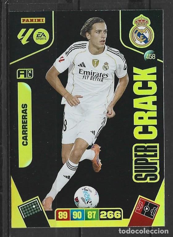 Cromos de F&uacute;tbol: Adrenalyn 25/26 - Carreras - N&deg; 458 - R. Madrid ( Super Crack )