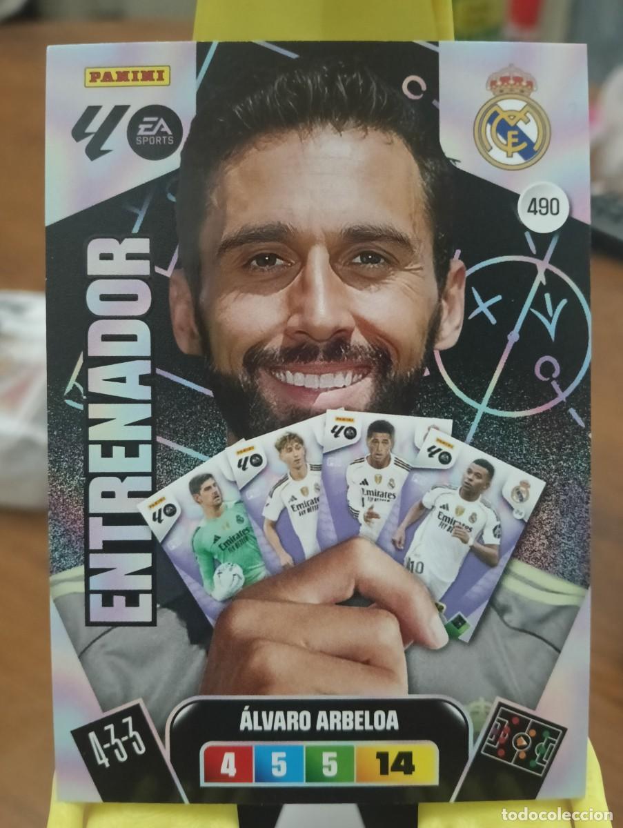 Cromos de F&uacute;tbol: Adrenalyn 25/26 - &Aacute;lvaro Arbeloa - N&deg; 490 - R. Madrid ( Entrenador )