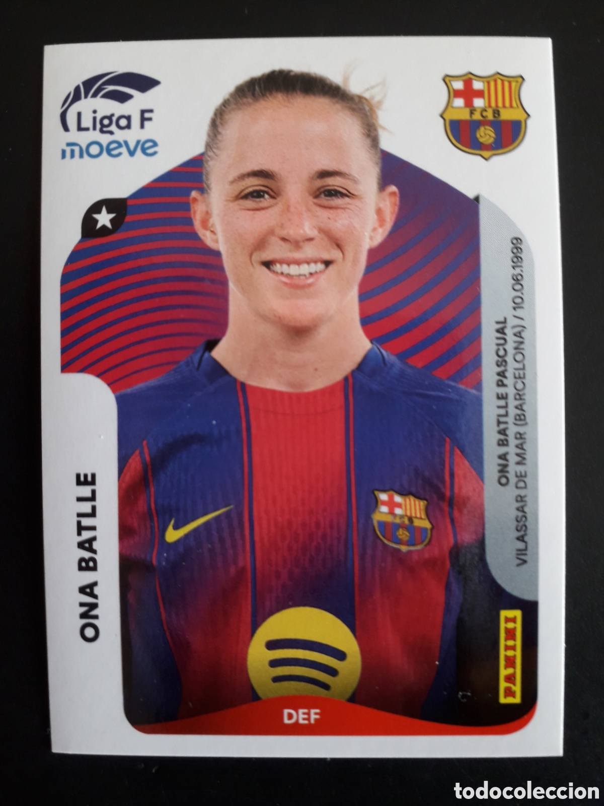 Cromos de F&uacute;tbol: ONA BATLLE FC BARCELONA N&deg; 86 LIGA F FEMENINA 2025 2026 25 26 PANINI SIN PEGAR PEDIDO M&Iacute;NIMO 3&euro;
