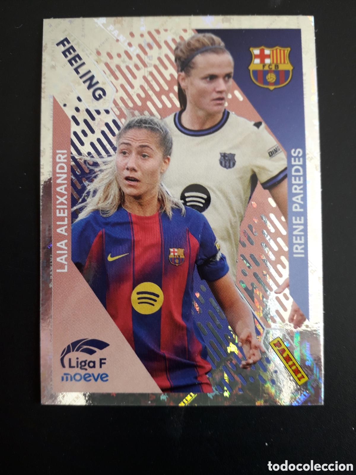 Cromos de F&uacute;tbol: L ALEIXANDRI/I PAREDES BARCELONA FEELING N&deg; 367 LIGA F FEMENINA 2025 2026 25 26 PANINI PEDIDO M&Iacute;N 3&euro;