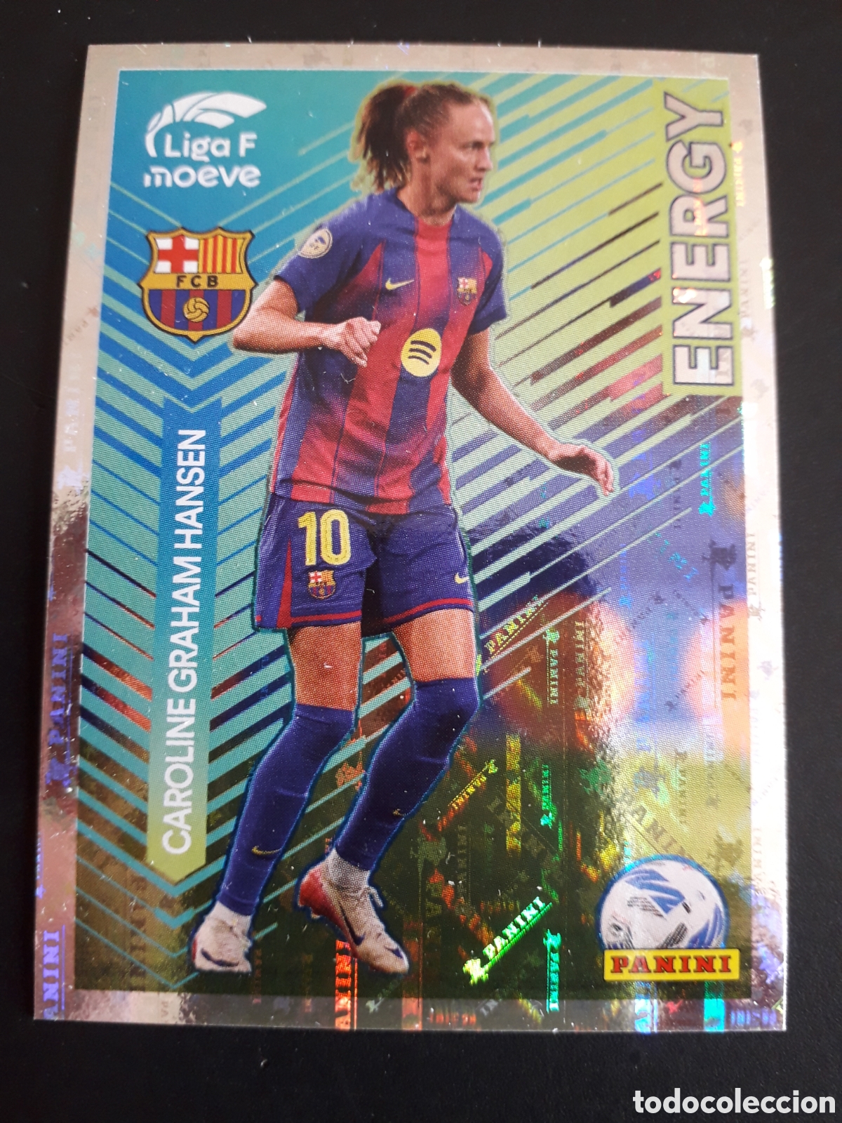 Cromos de F&uacute;tbol: C GRAHAM HANSEN FC BARCELONA ENERGY N&deg; 334 LIGA F FEMENINA 2025 2026 25 26 PANINI PEDIDO M&Iacute;NIMO 3&euro;