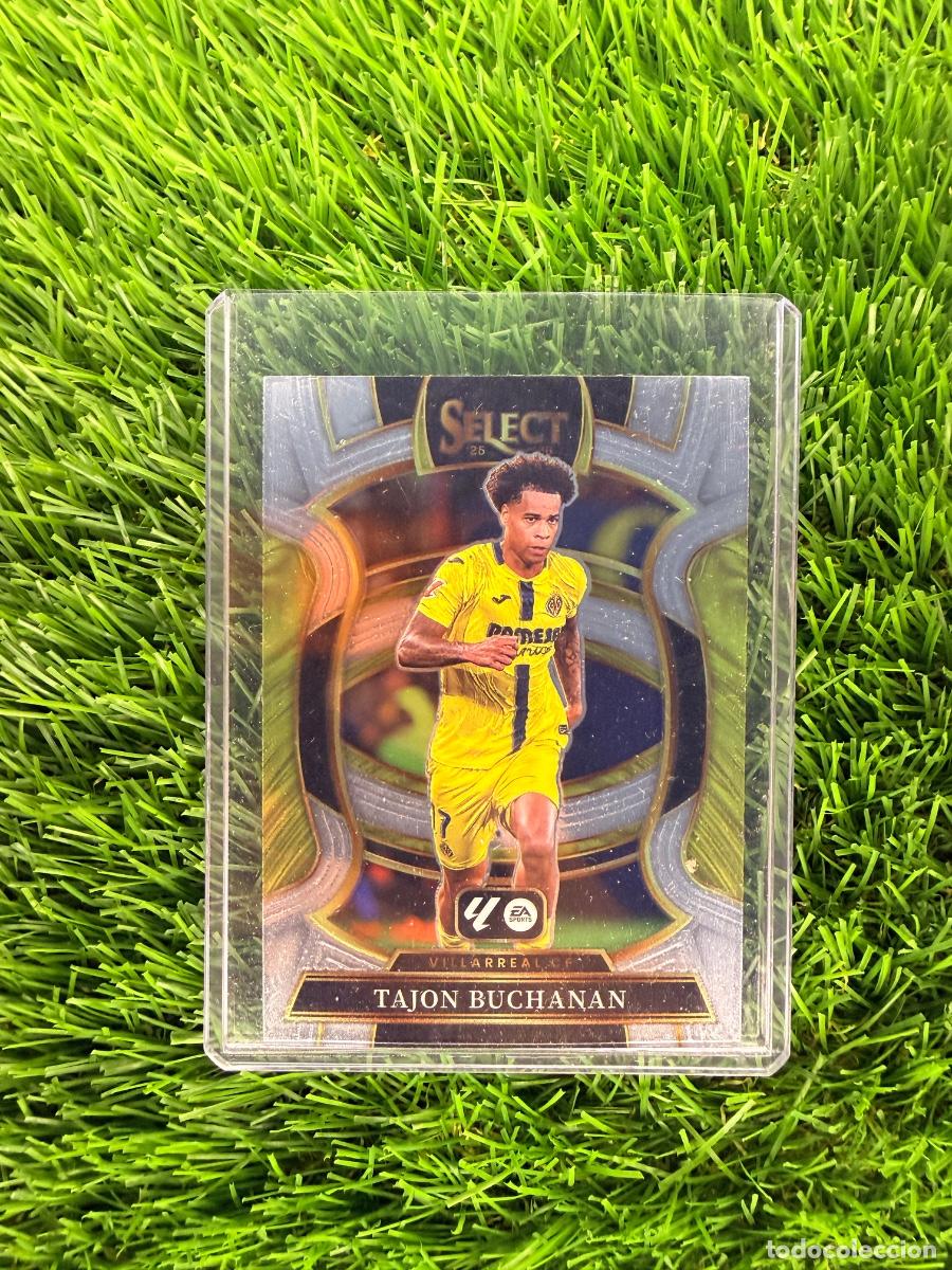 Cromos de F&uacute;tbol: N&ordm; 22 Tajon Buchanan Base Terrace Villarreal CF Select La Liga 25 26