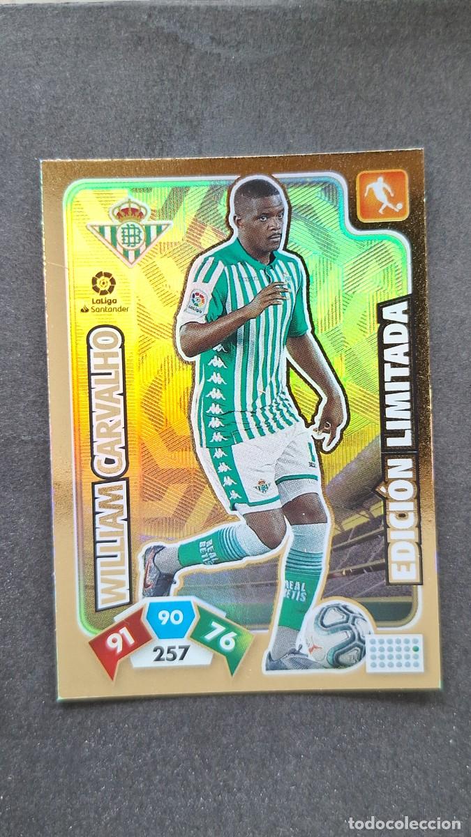 Fu&szlig;ball-Sticker: L1 WILLIAM CARVALHO REAL BETIS BALOMPIE EDICION LIMITADA PANINI ADRENALYN XL LIGA 2019/20 19 20