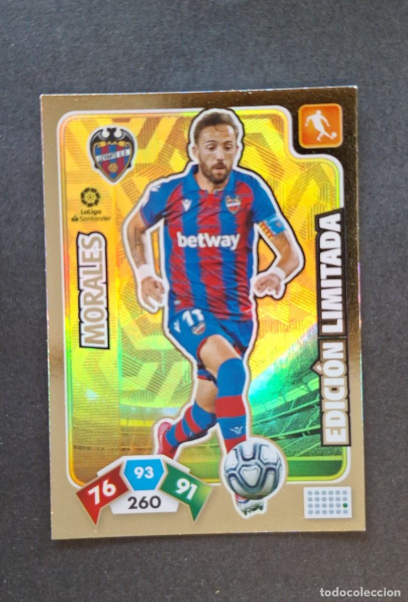 Cromos de F&uacute;tbol: L1 MORALES LEVANTE U. D. EDICION LIMITADA PANINI ADRENALYN XL LIGA 2019/20 19 20