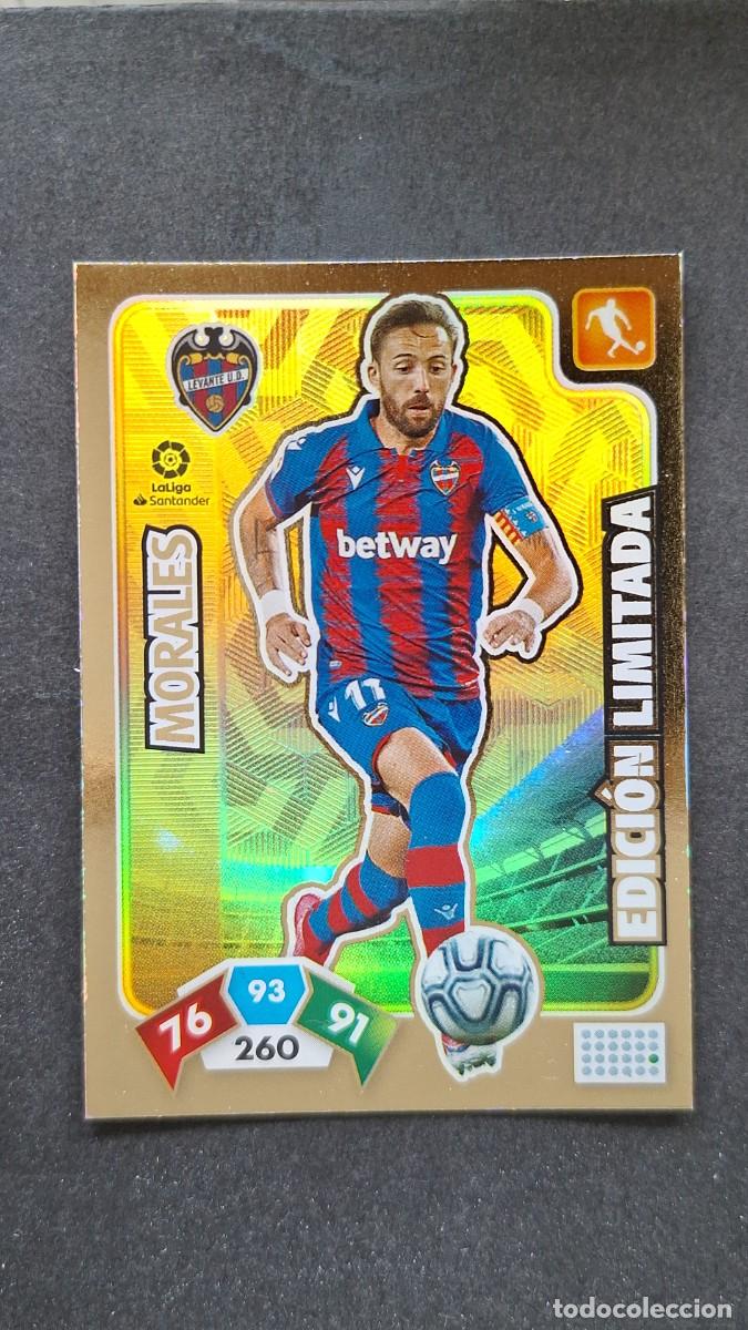 Cromos de F&uacute;tbol: L1 MORALES LEVANTE U. D. EDICION LIMITADA PANINI ADRENALYN XL LIGA 2019/20 19 20