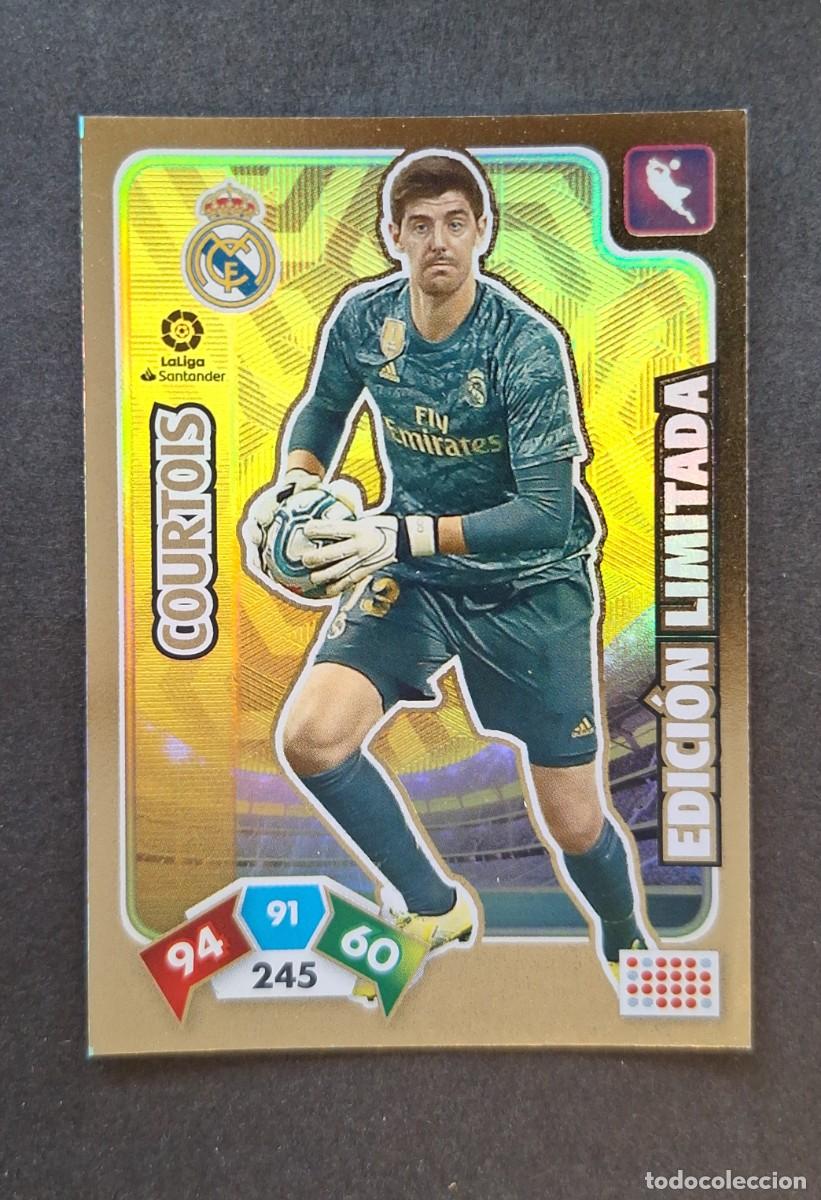 Cromos de F&uacute;tbol: L1 COURTOIS REAL MADRID EDICION LIMITADA PANINI ADRENALYN XL LIGA 2019/20 19 20