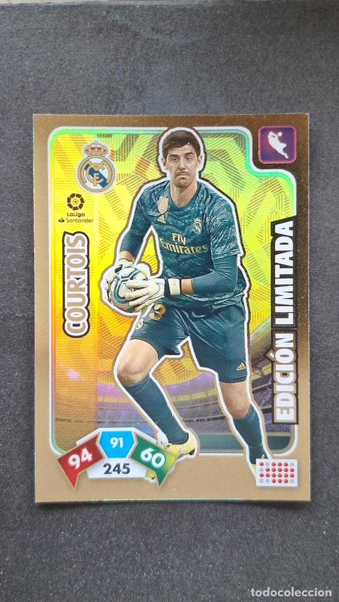 Cromos de F&uacute;tbol: L1 COURTOIS REAL MADRID EDICION LIMITADA PANINI ADRENALYN XL LIGA 2019/20 19 20