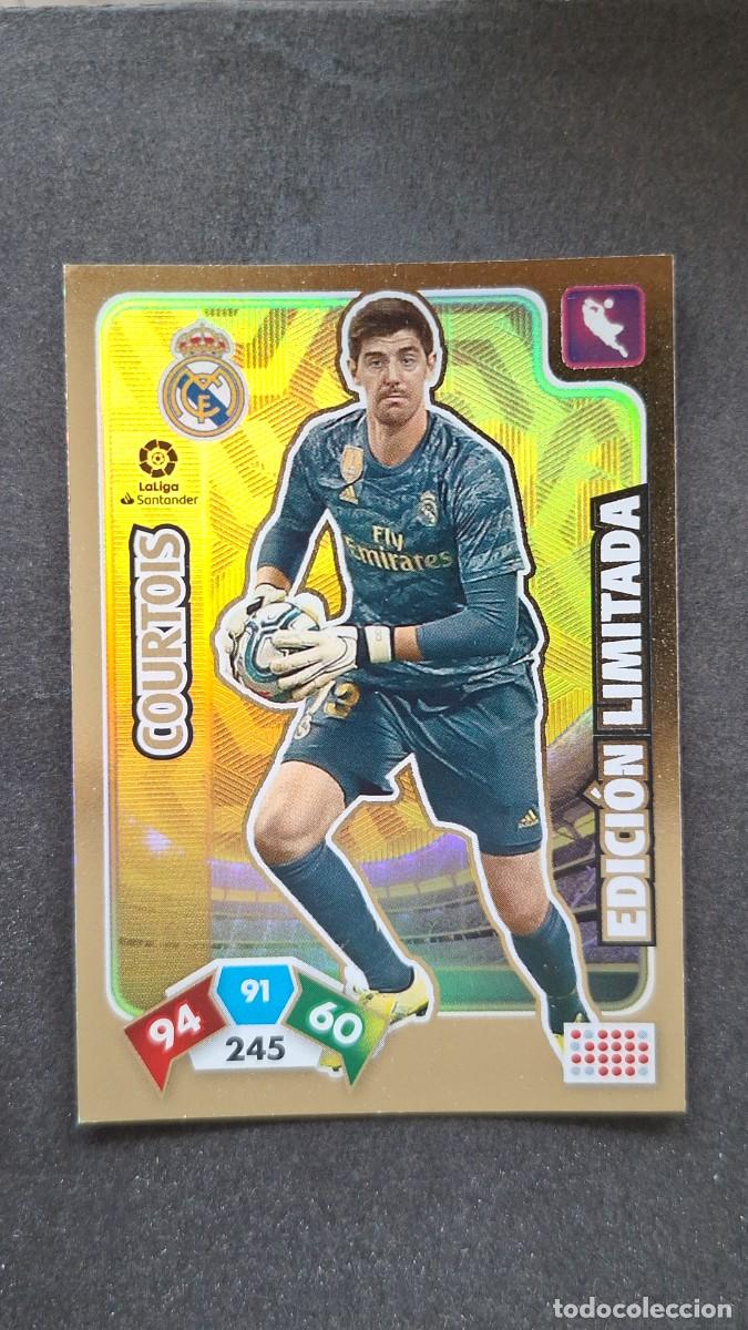 Cromos de F&uacute;tbol: L1 COURTOIS REAL MADRID EDICION LIMITADA PANINI ADRENALYN XL LIGA 2019/20 19 20