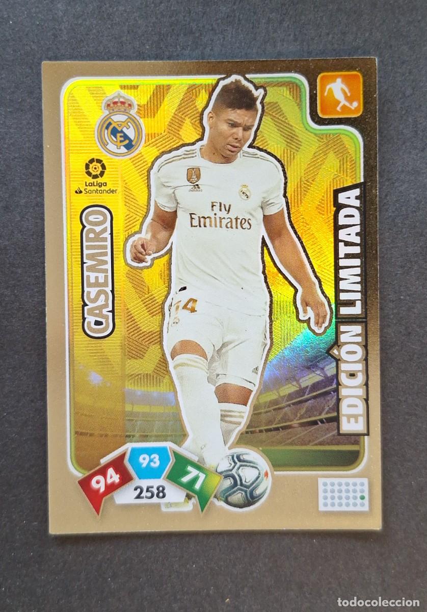 Cromos de F&uacute;tbol: L1 CASEMIRO REAL MADRID EDICION LIMITADA PANINI ADRENALYN XL LIGA 2019/20 19 20