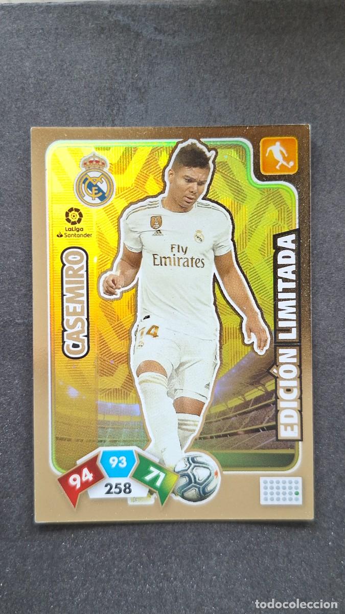 Cromos de F&uacute;tbol: L1 CASEMIRO REAL MADRID EDICION LIMITADA PANINI ADRENALYN XL LIGA 2019/20 19 20