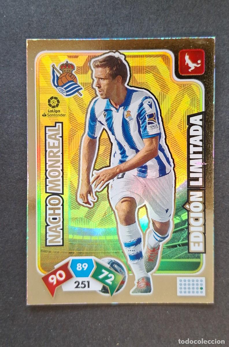Cromos de F&uacute;tbol: L1 NACHO MONREAL REAL SOCIEDAD EDICION LIMITADA PANINI ADRENALYN XL LIGA 2019/20 19 20