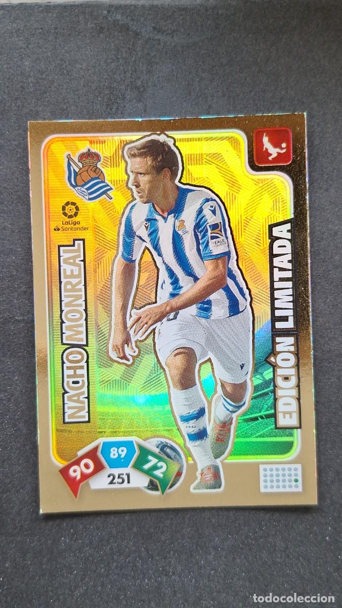 Cromos de F&uacute;tbol: L1 NACHO MONREAL REAL SOCIEDAD EDICION LIMITADA PANINI ADRENALYN XL LIGA 2019/20 19 20