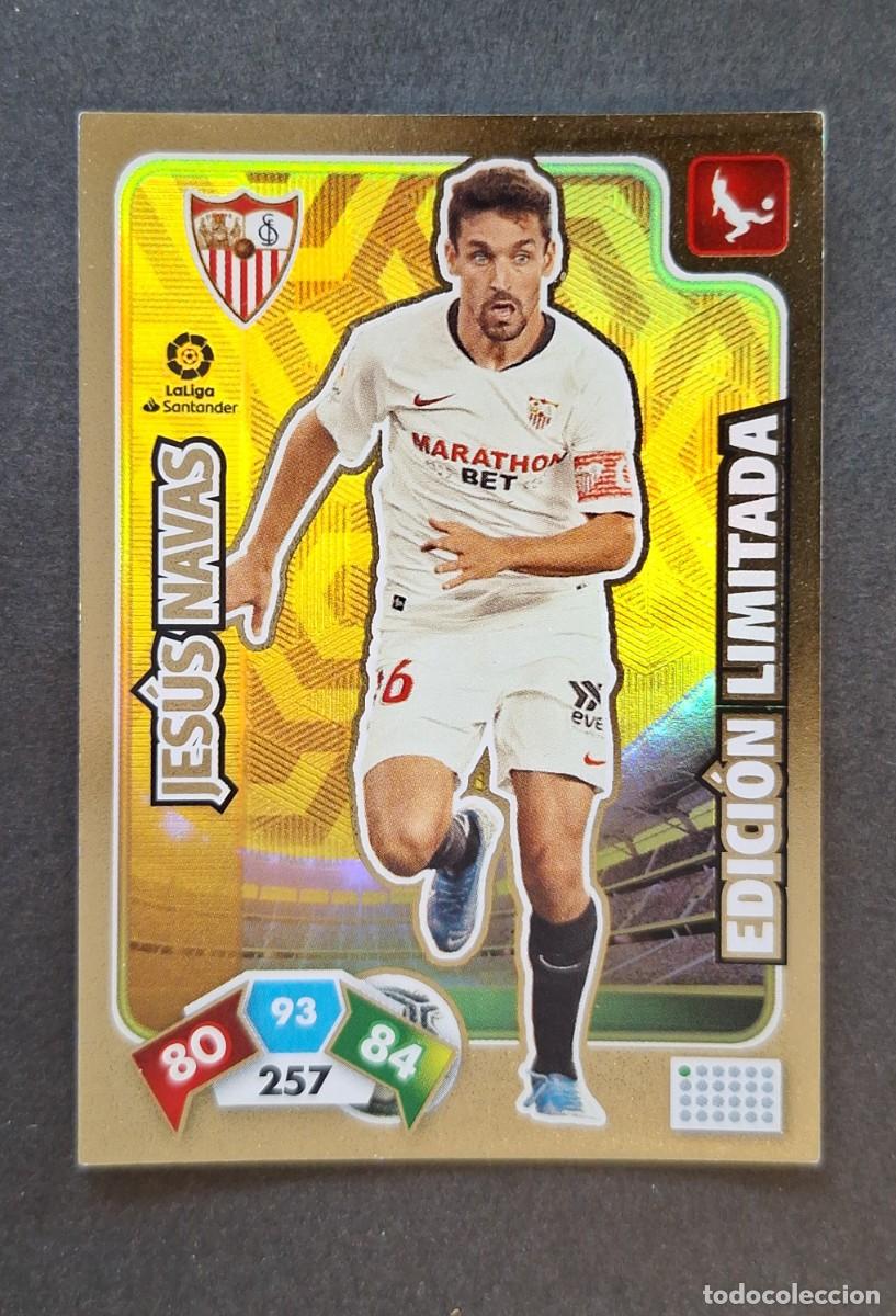Cromos de F&uacute;tbol: L1 JESUS NAVAS SEVILLA F. C. EDICION LIMITADA PANINI ADRENALYN XL LIGA 2019/20 19 20