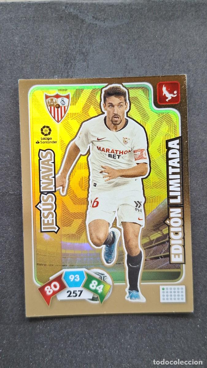 Cromos de F&uacute;tbol: L1 JESUS NAVAS SEVILLA F. C. EDICION LIMITADA PANINI ADRENALYN XL LIGA 2019/20 19 20