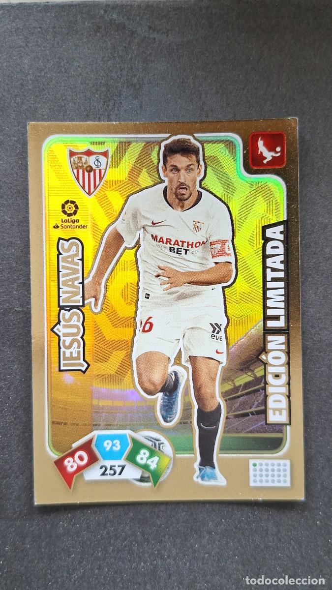 Cromos de F&uacute;tbol: L1 JESUS NAVAS SEVILLA F. C. EDICION LIMITADA PANINI ADRENALYN XL LIGA 2019/20 19 20