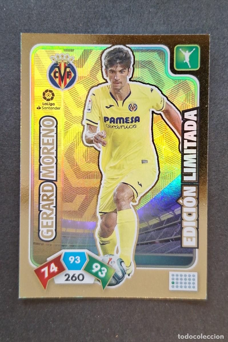 Cromos de F&uacute;tbol: L1 GERARD MORENO C. F. EDICION LIMITADA PANINI ADRENALYN XL LIGA 2019/20 19 20