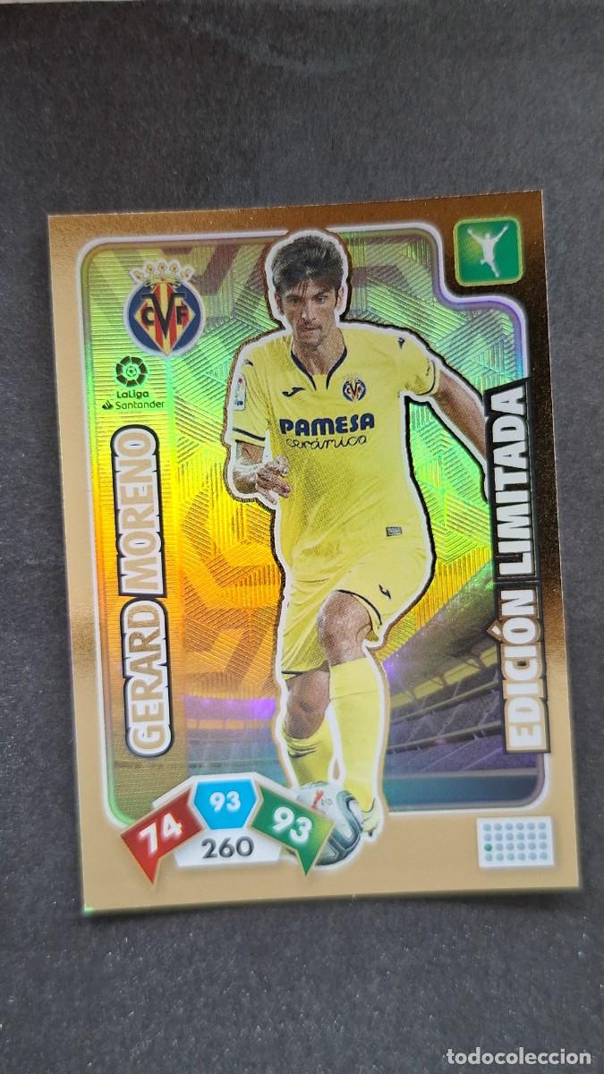 Cromos de F&uacute;tbol: L1 GERARD MORENO C. F. EDICION LIMITADA PANINI ADRENALYN XL LIGA 2019/20 19 20
