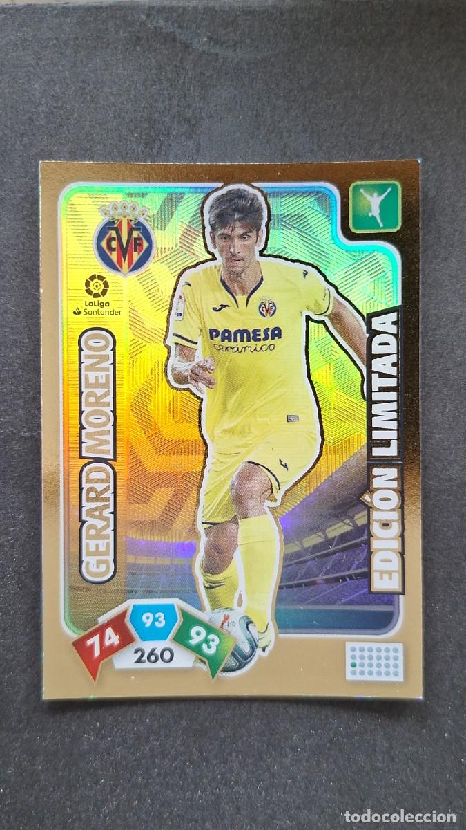 Cromos de F&uacute;tbol: L1 GERARD MORENO C. F. EDICION LIMITADA PANINI ADRENALYN XL LIGA 2019/20 19 20