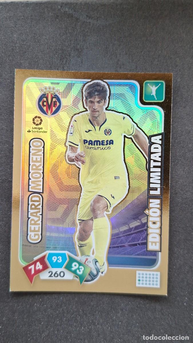 Cromos de F&uacute;tbol: L1 GERARD MORENO C. F. EDICION LIMITADA PANINI ADRENALYN XL LIGA 2019/20 19 20