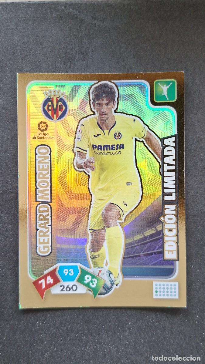 Cromos de F&uacute;tbol: L1 GERARD MORENO C. F. EDICION LIMITADA PANINI ADRENALYN XL LIGA 2019/20 19 20