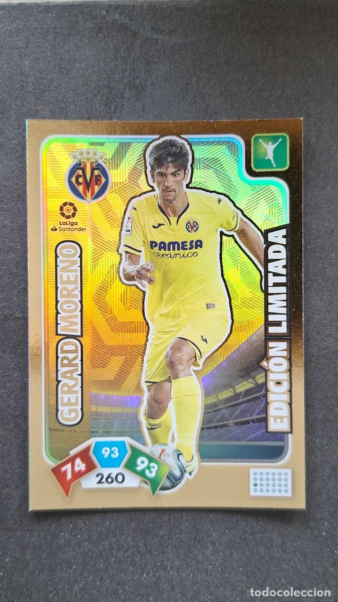 Cromos de F&uacute;tbol: L1 GERARD MORENO C. F. EDICION LIMITADA PANINI ADRENALYN XL LIGA 2019/20 19 20