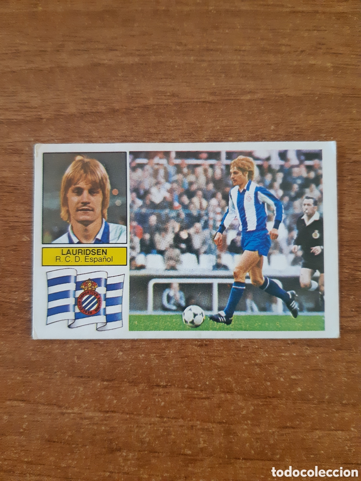 Cartes &agrave; collectionner de Football: Lauridsen (Espa&ntilde;ol) Liga 82-83 ESTE. Nunca pegado, sin pegar
